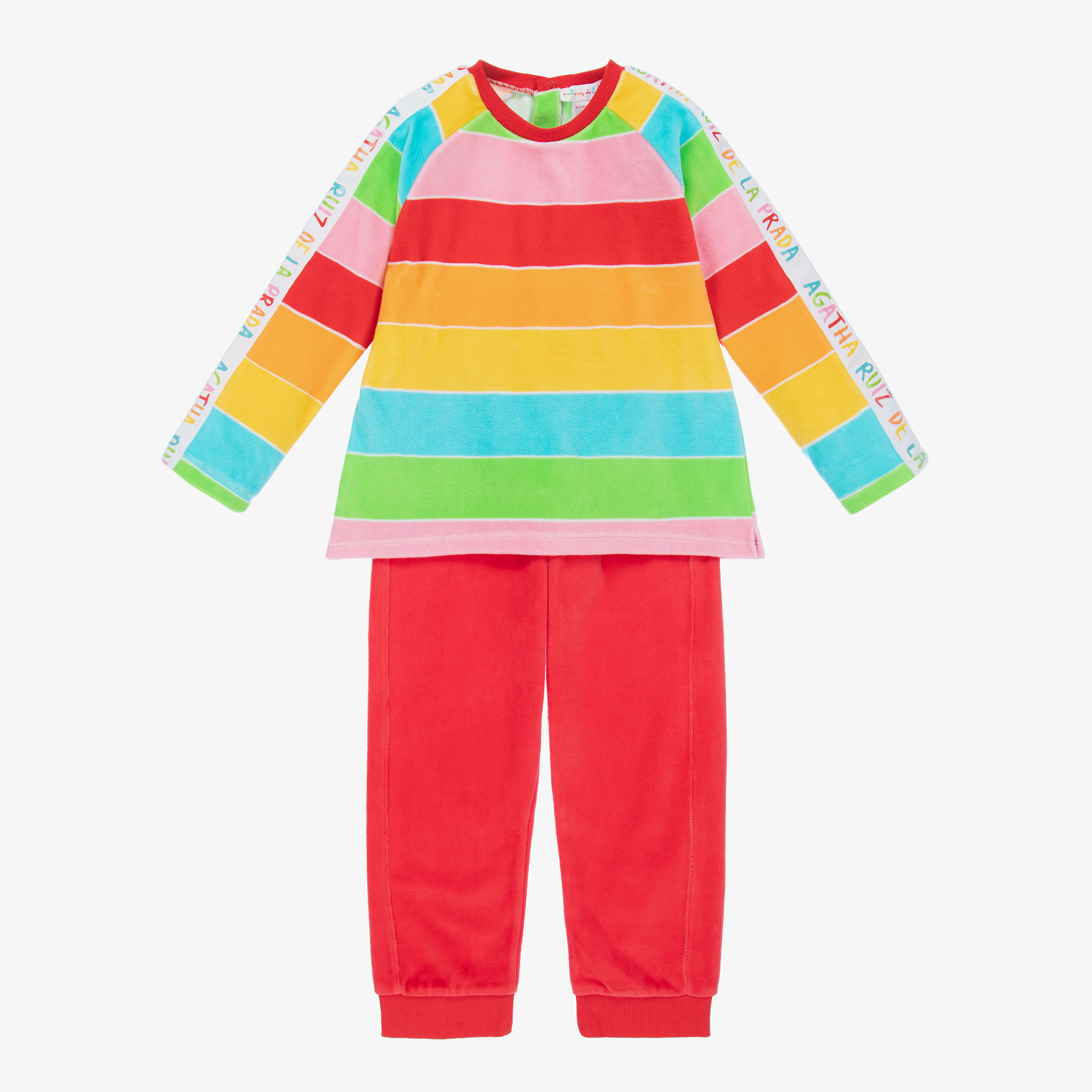 Agatha Ruiz de Prada - Chándal de velvetón | Childrensalon Outlet