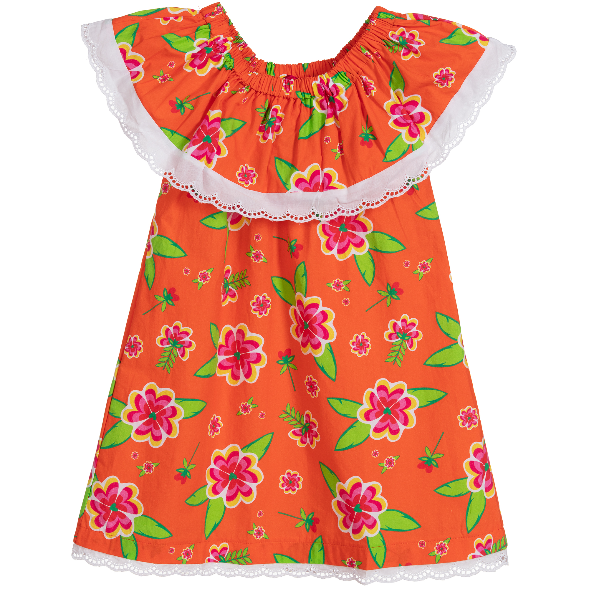 prada orange dress