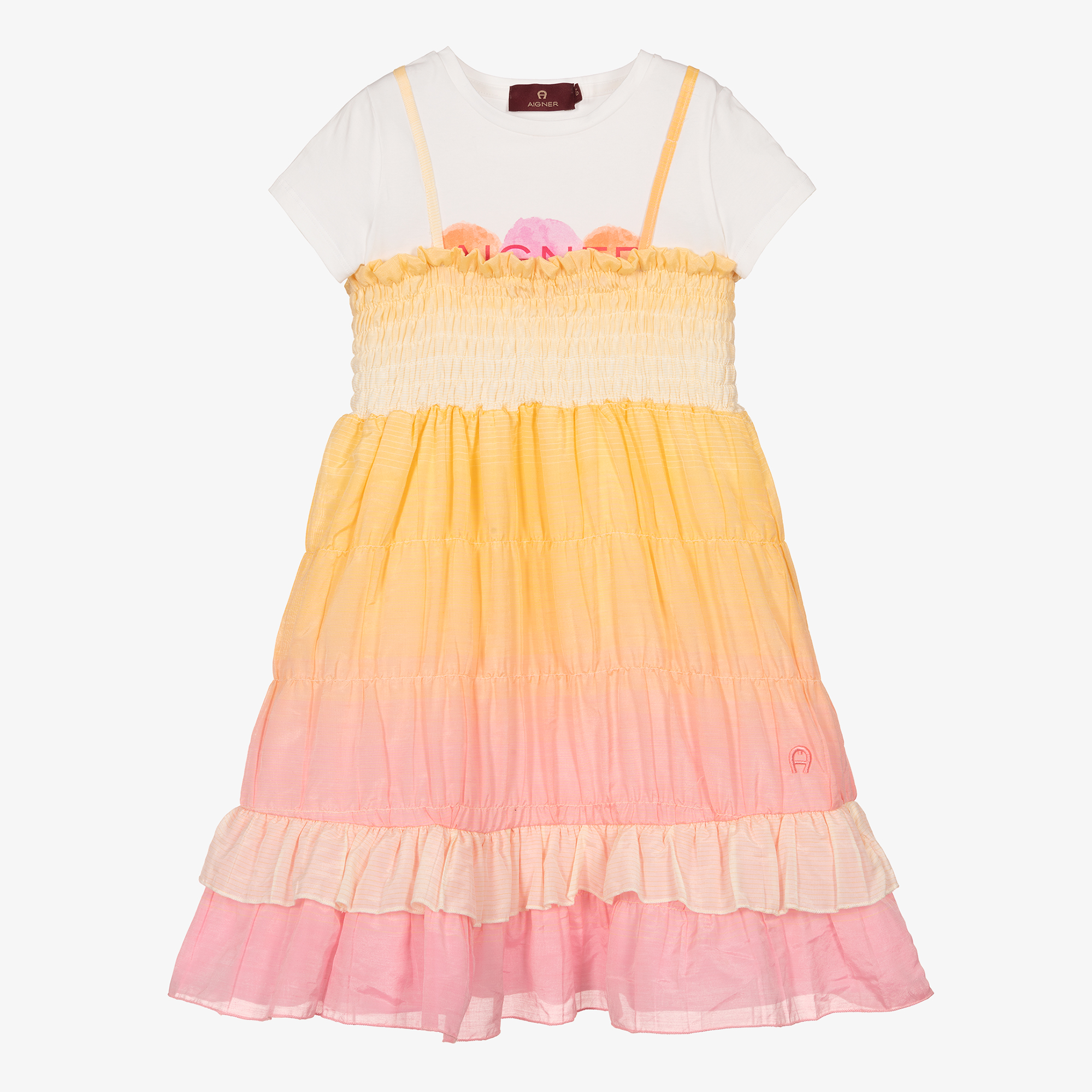 strapless open back dress Rent Hutch Zuri Dress in Orange Sequin