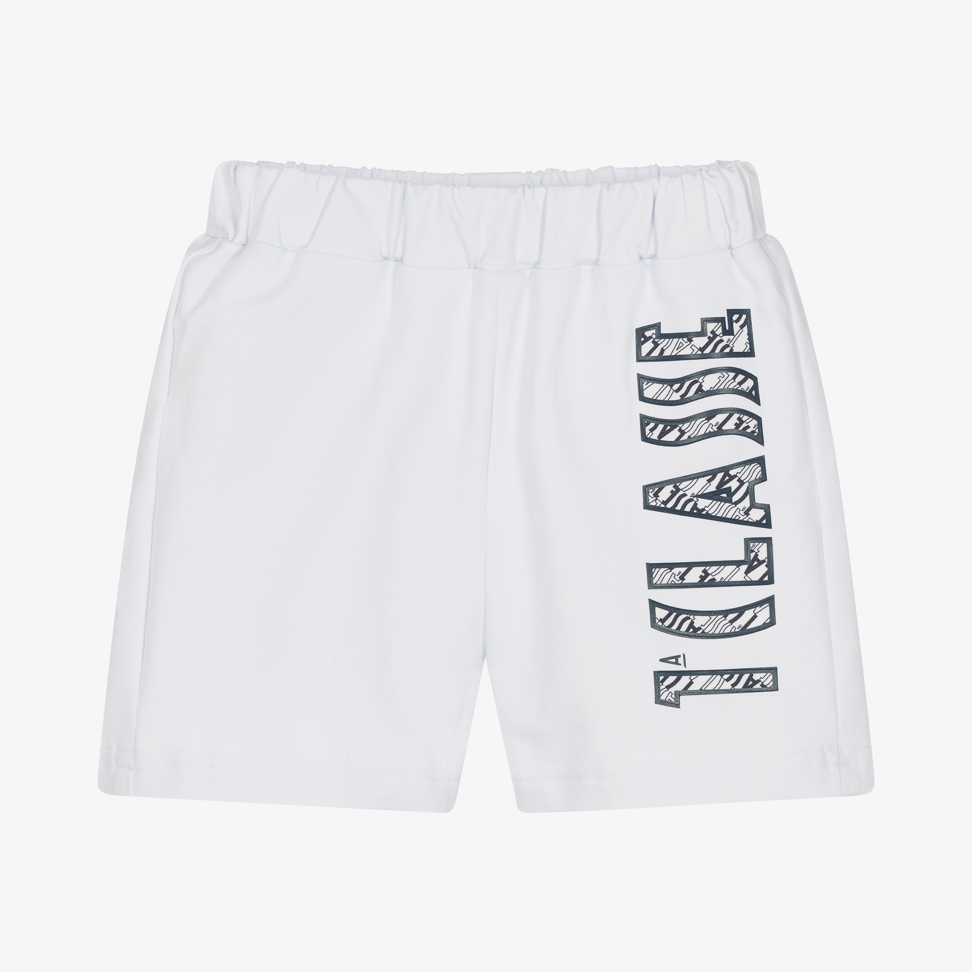 Boys white cotton shorts deals