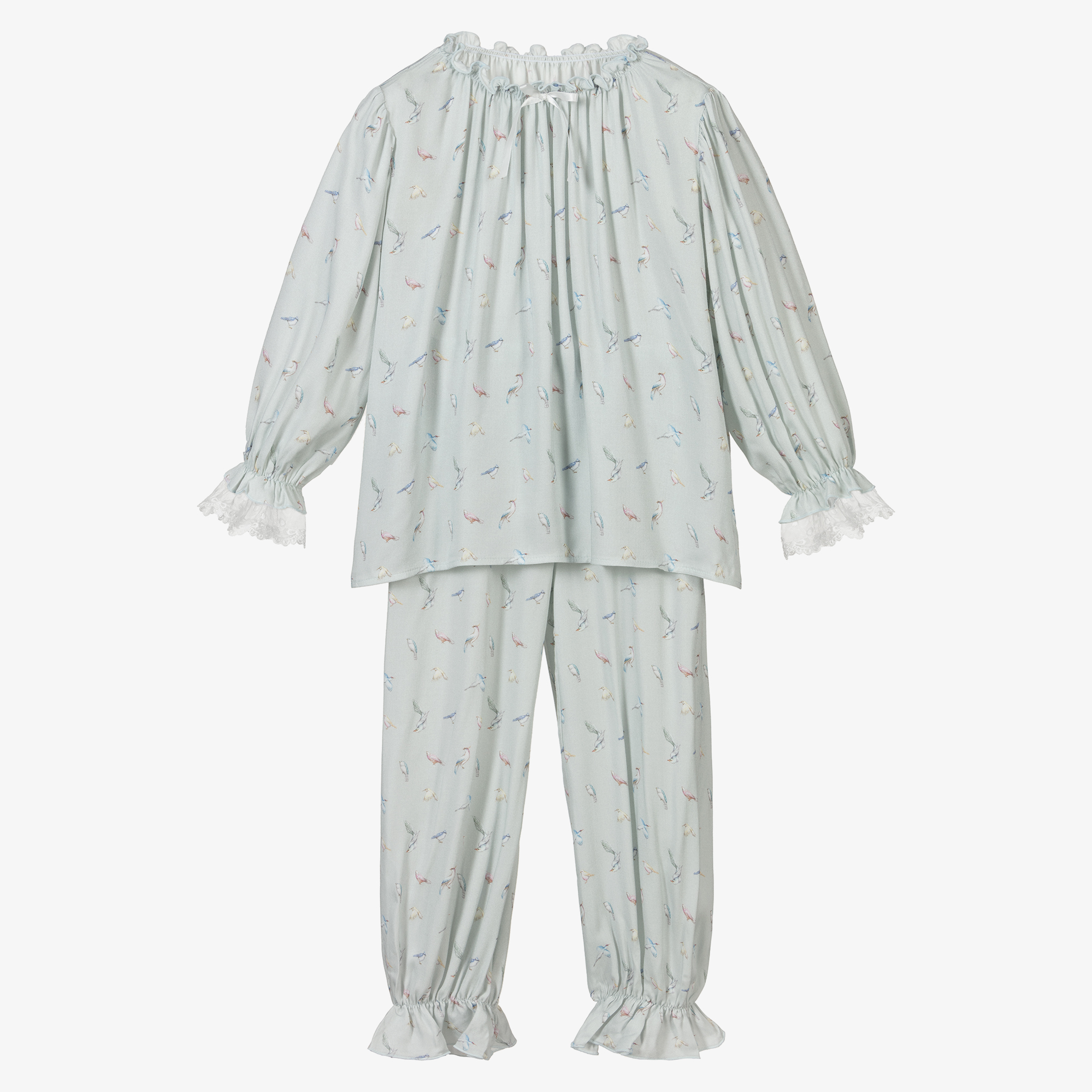 AMIKI Children Girls Blue Viscose Pyjamas