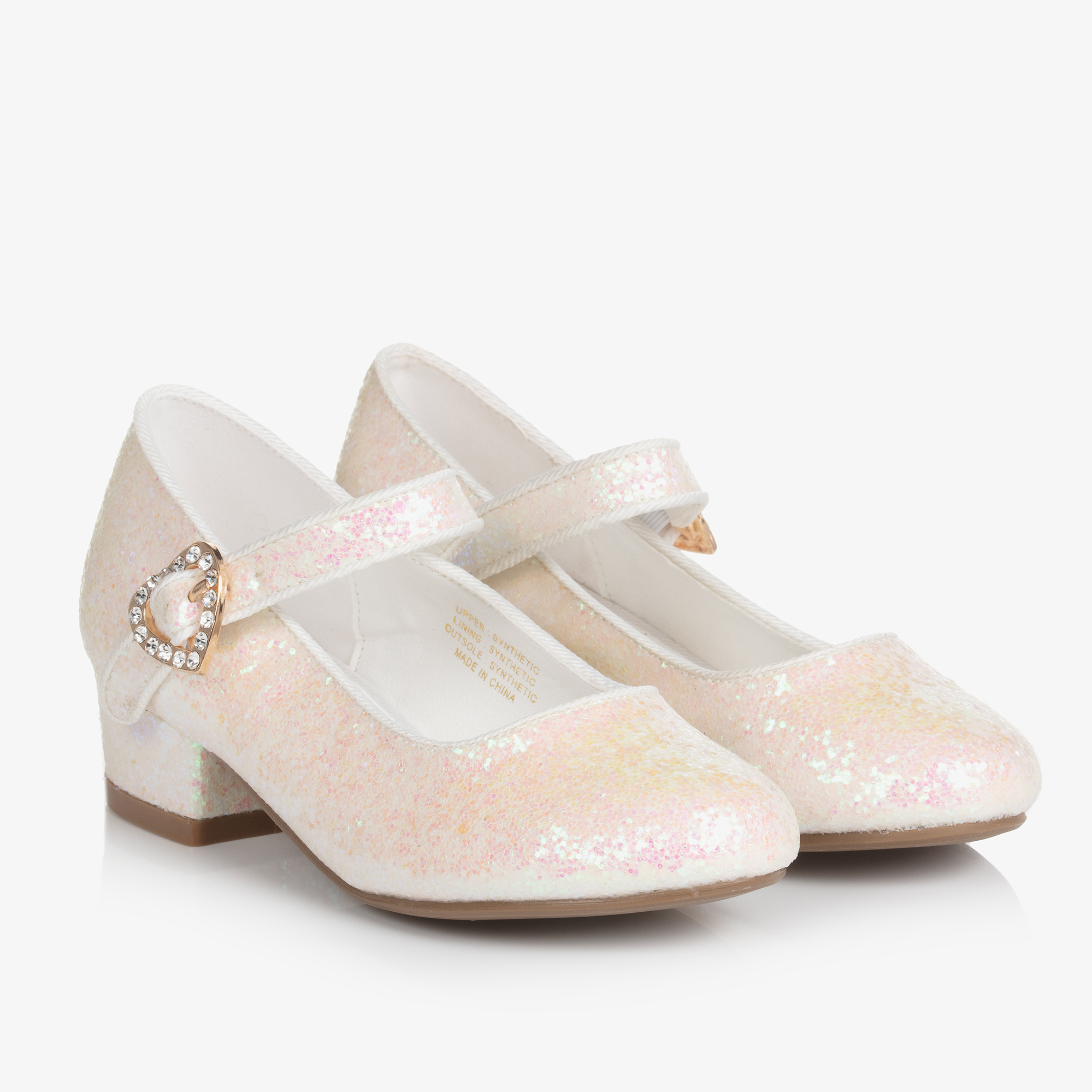 Girls white party shoes deals