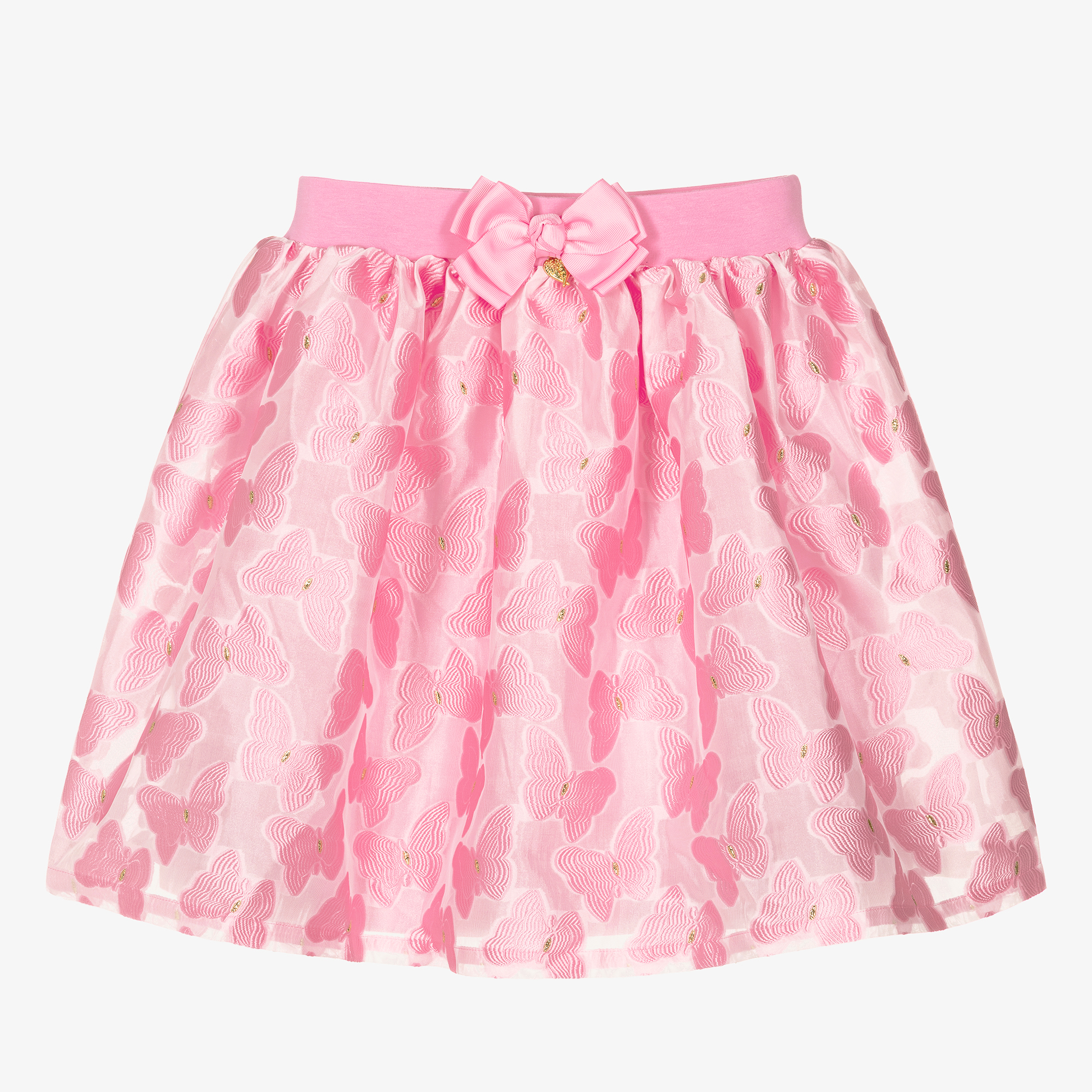 Jacquard skirt-effect shorts