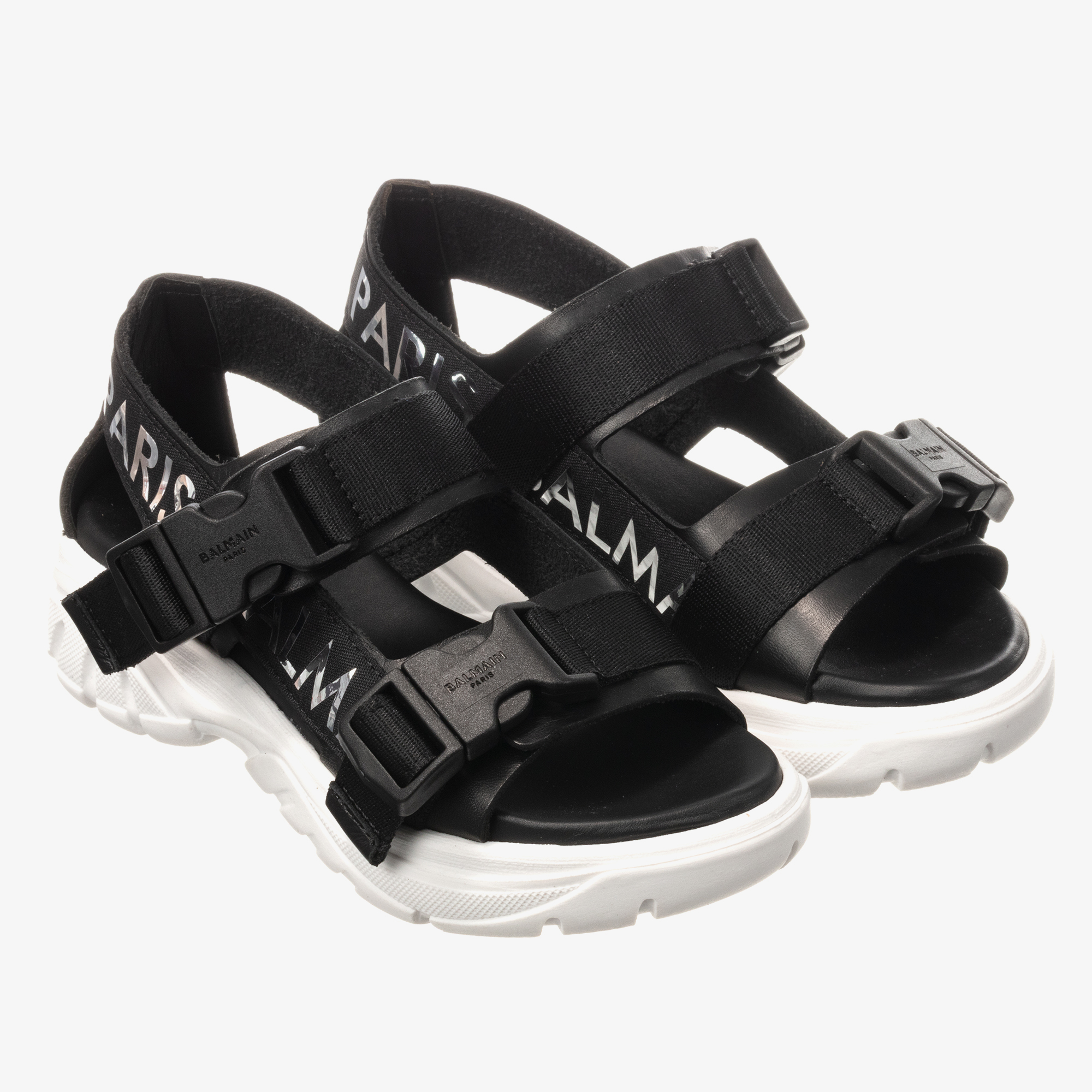 balmain-black-leather-logo-
