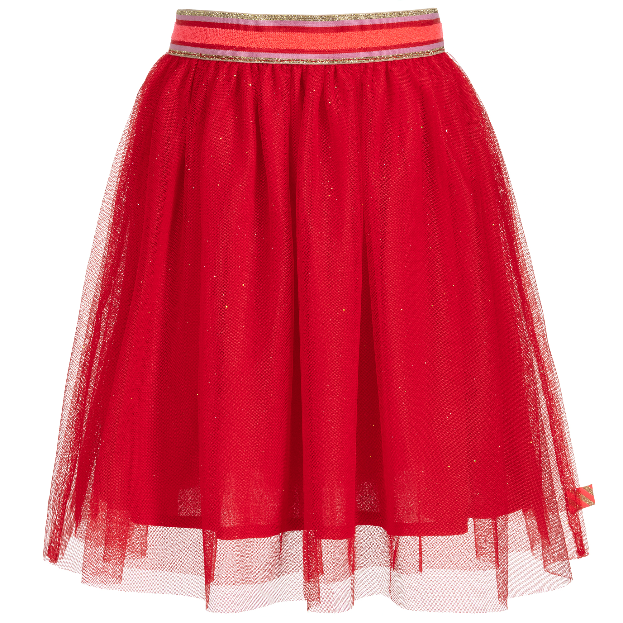pink red tulle skirt