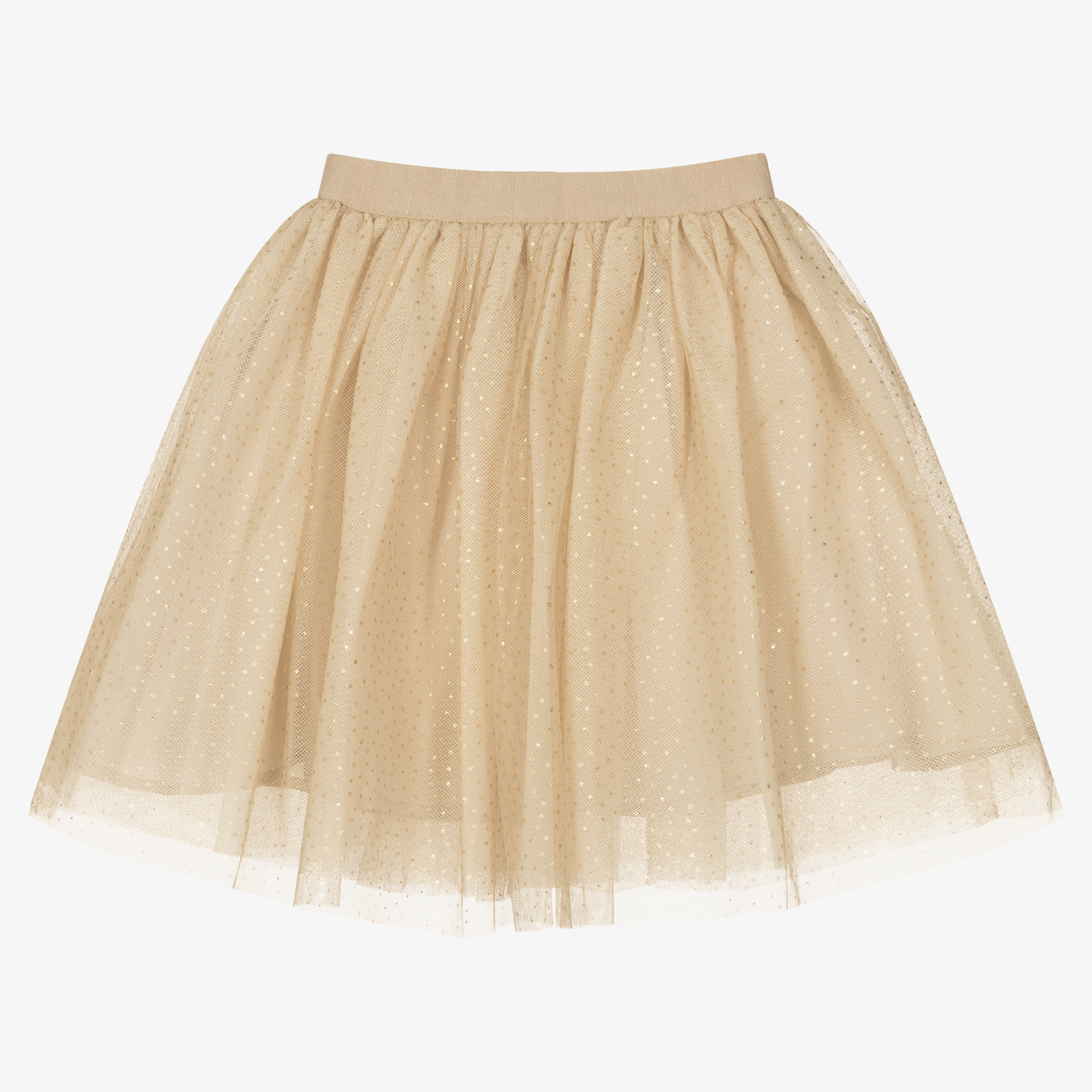 Fotoelektrisch aan de andere kant, textuur Bonpoint - Girls Beige Glitter Tutu Skirt | Childrensalon Outlet
