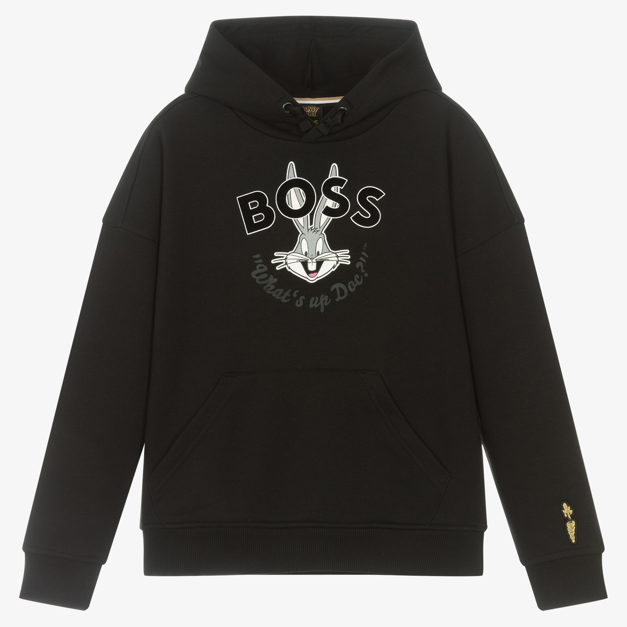 LOONEY TUNES x BOSS パーカー ブラック LOONEY TUNES x BOSS パーカー ブラック