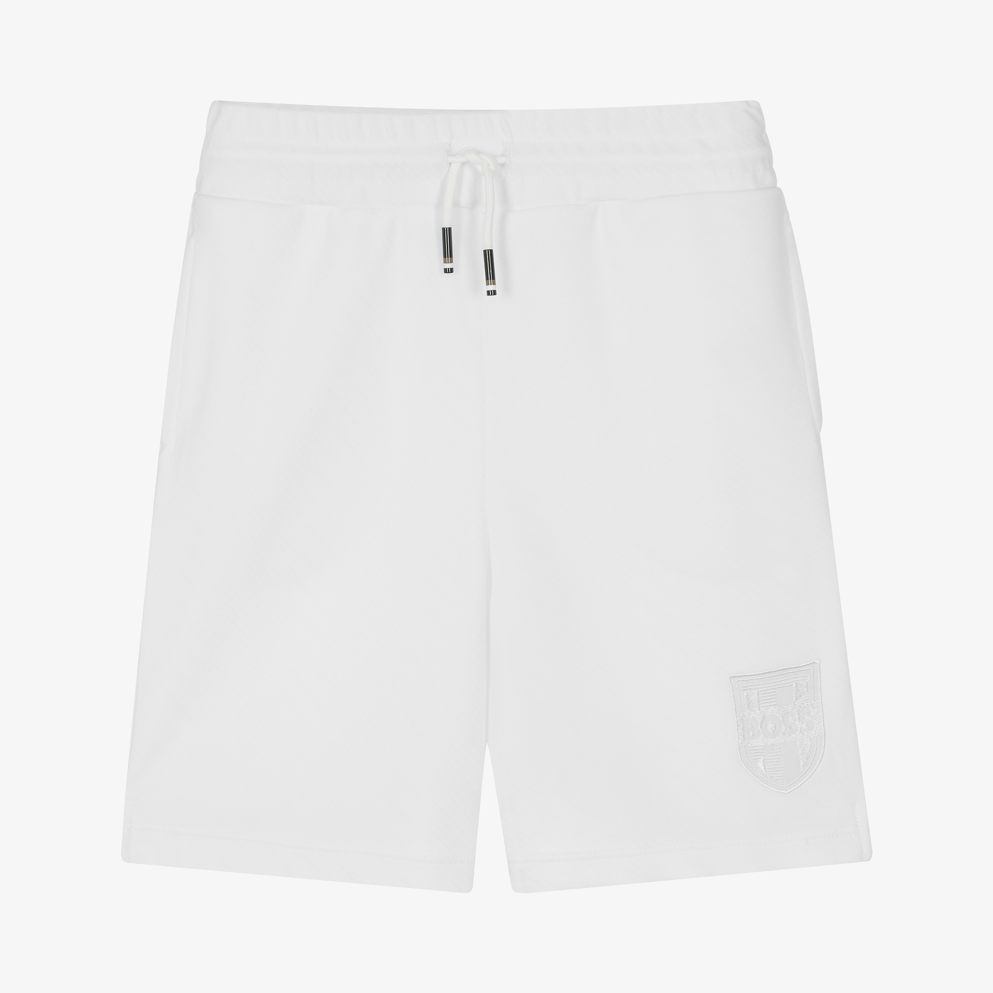 BOSS Teen Boys White Football Shorts Childrensalon Outlet