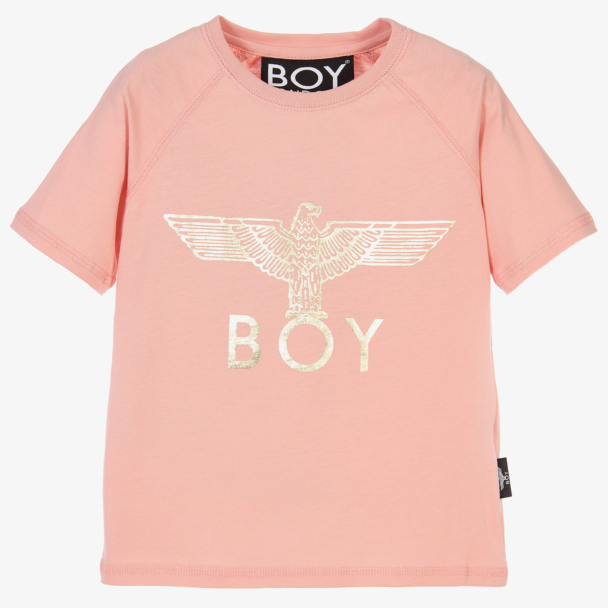 BOY London - Pink Cotton Logo T-Shirt | Childrensalon Outlet