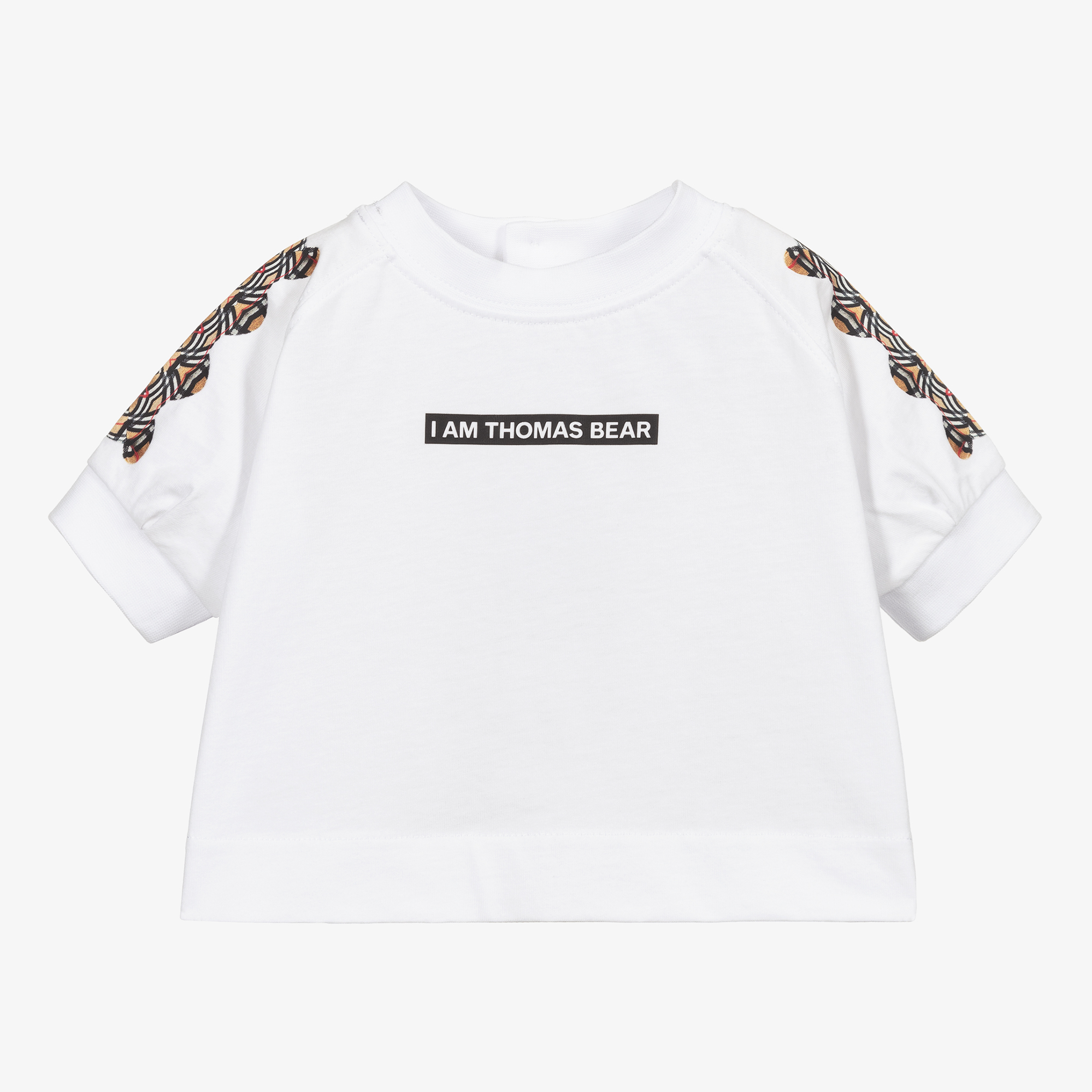 BURBERRY: cotton T-shirt - White  Burberry t-shirt 8055309 online