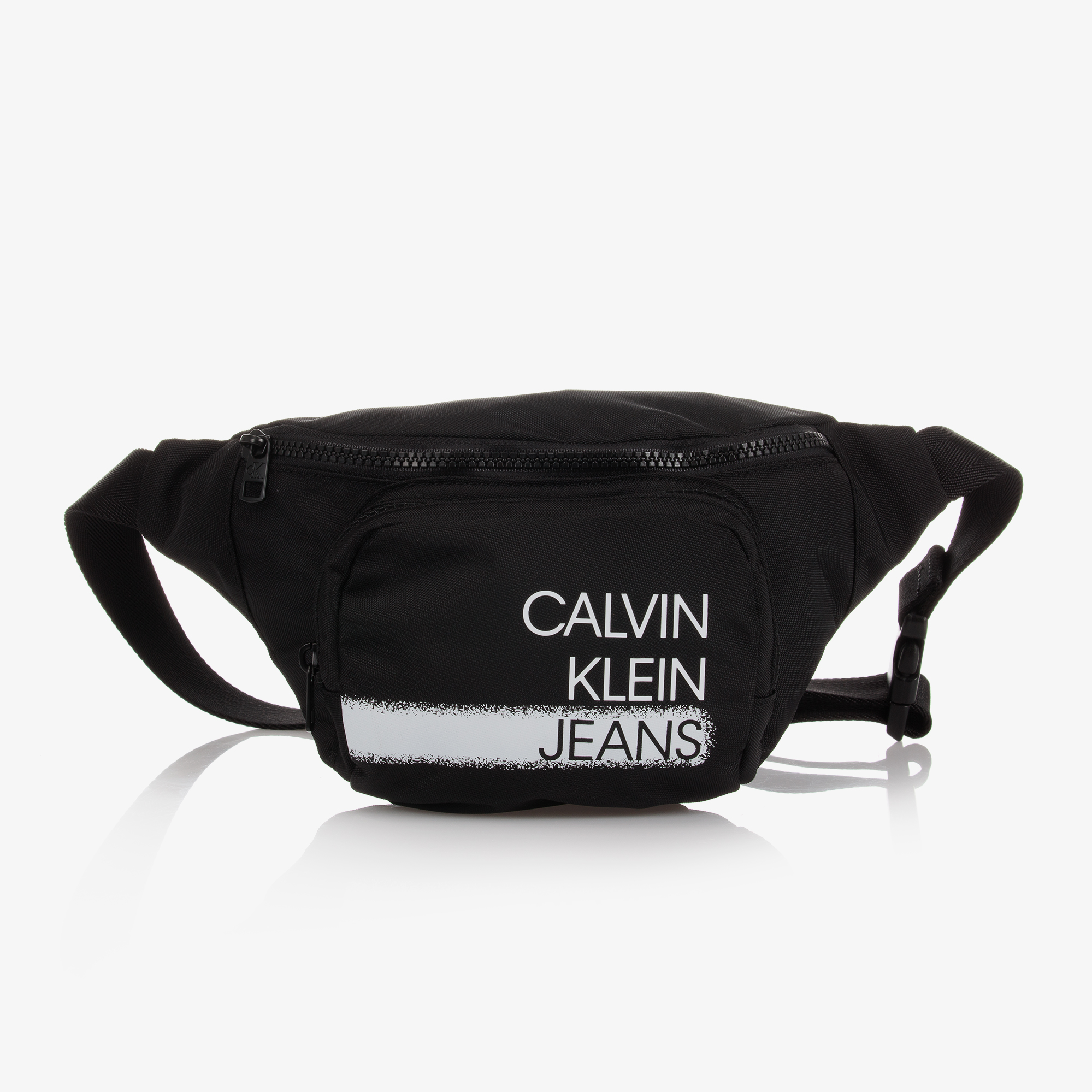 Calvin Klein Jeans - Black Logo Belt Bag (22cm) | Childrensalon Outlet