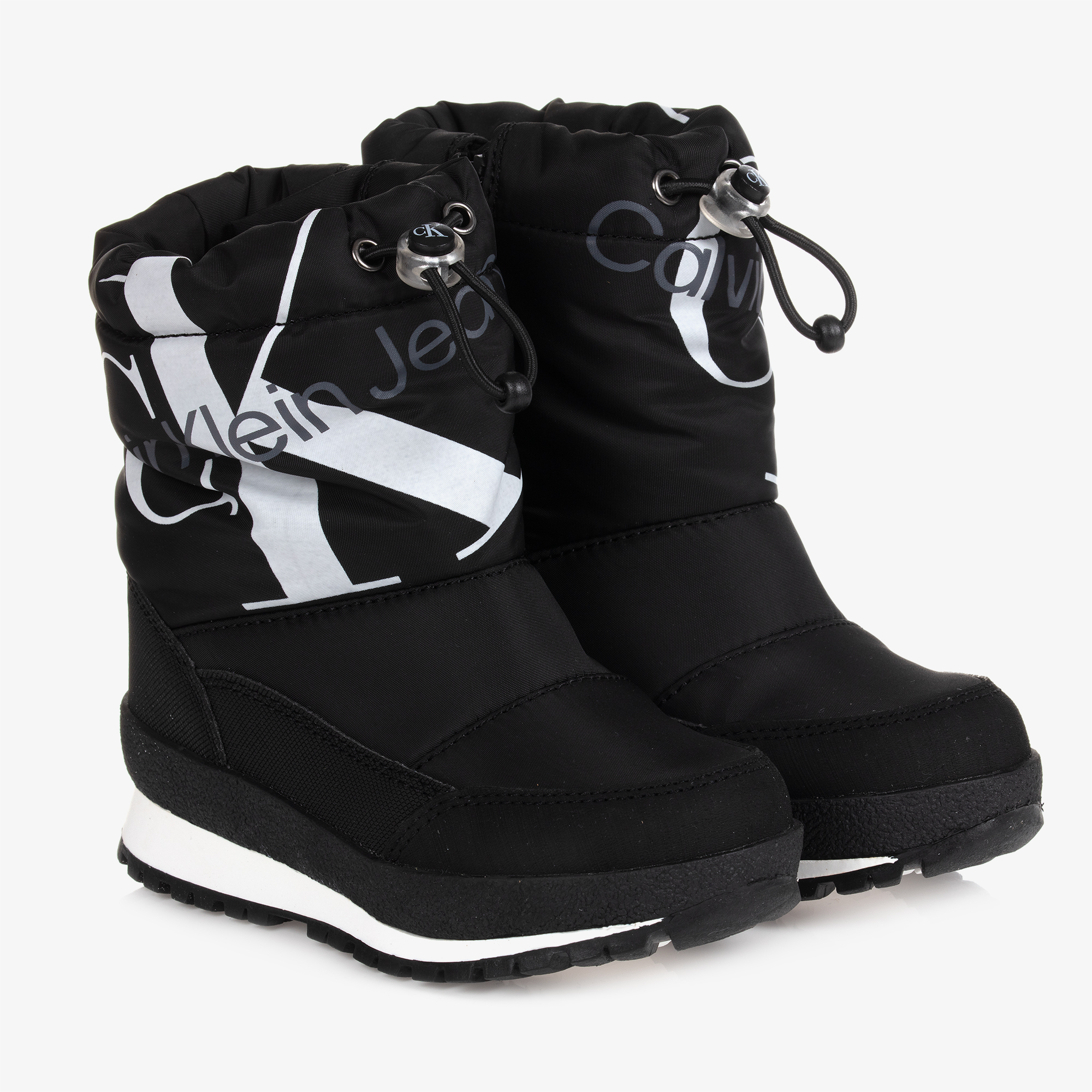 Calvin Klein Jeans - Black Logo Snow Boots | Childrensalon Outlet
