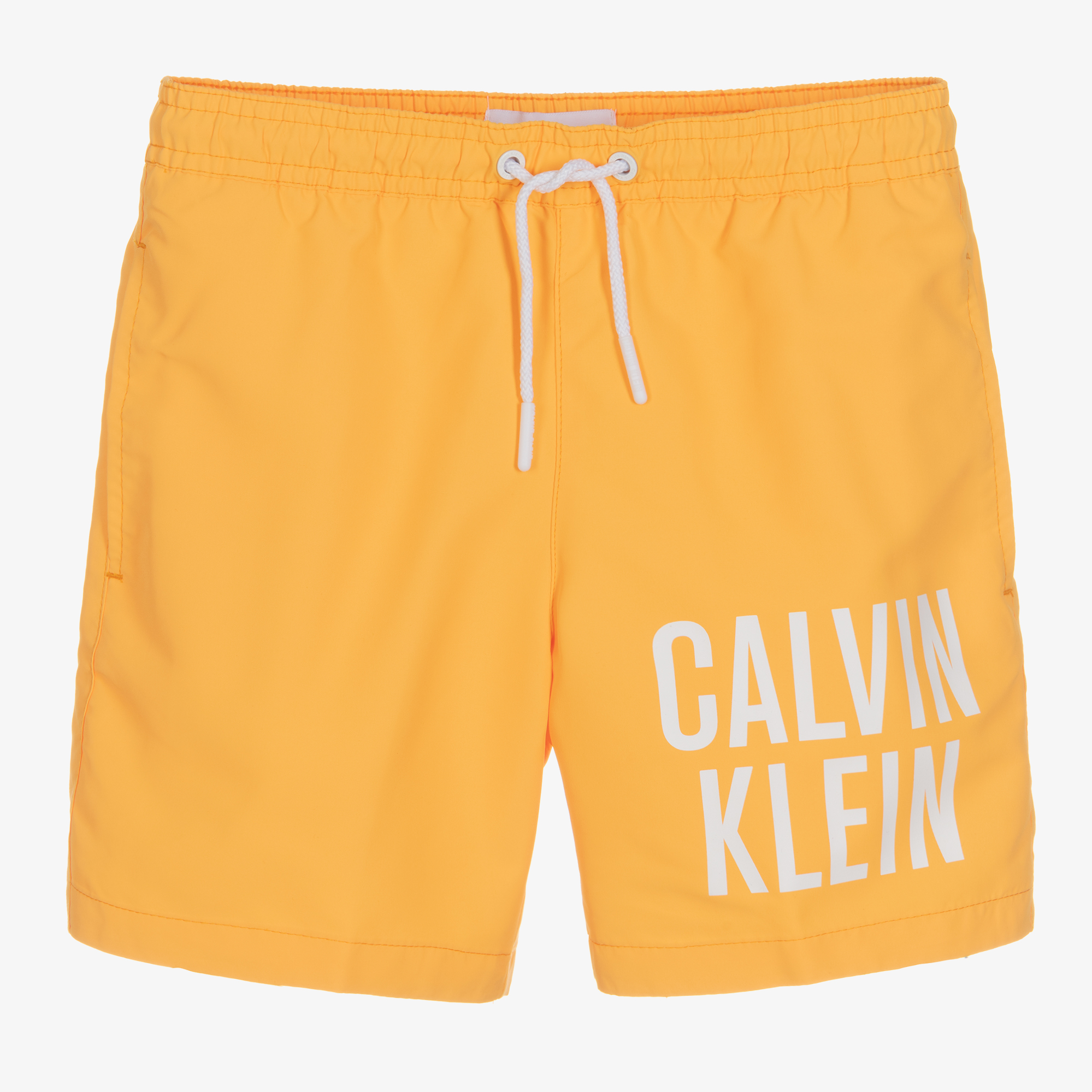 Calvin Klein - Boys Orange Swim Shorts | Childrensalon Outlet