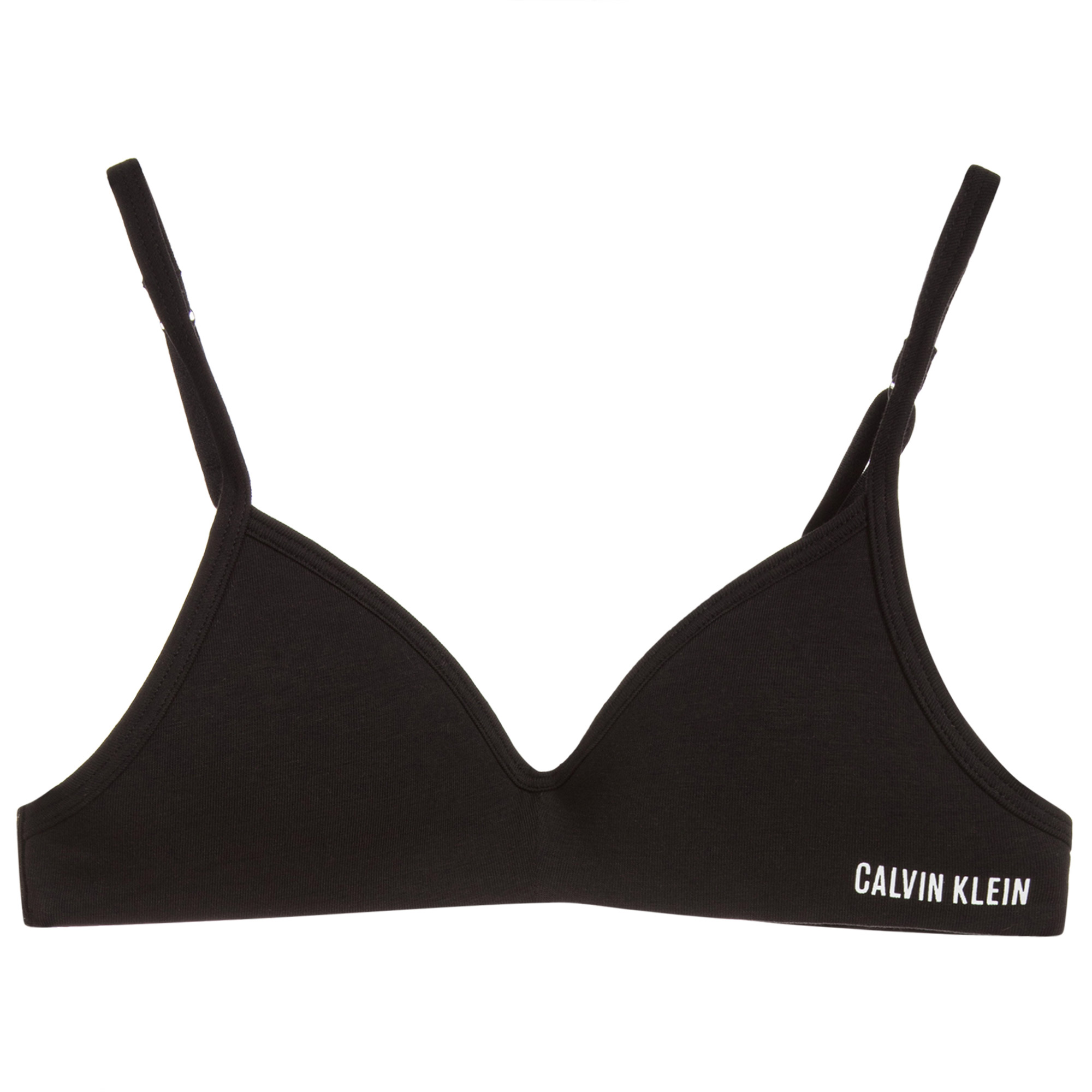 Calvin Klein Molded Logo Bra, Little Girls & Big Girls - Macy's