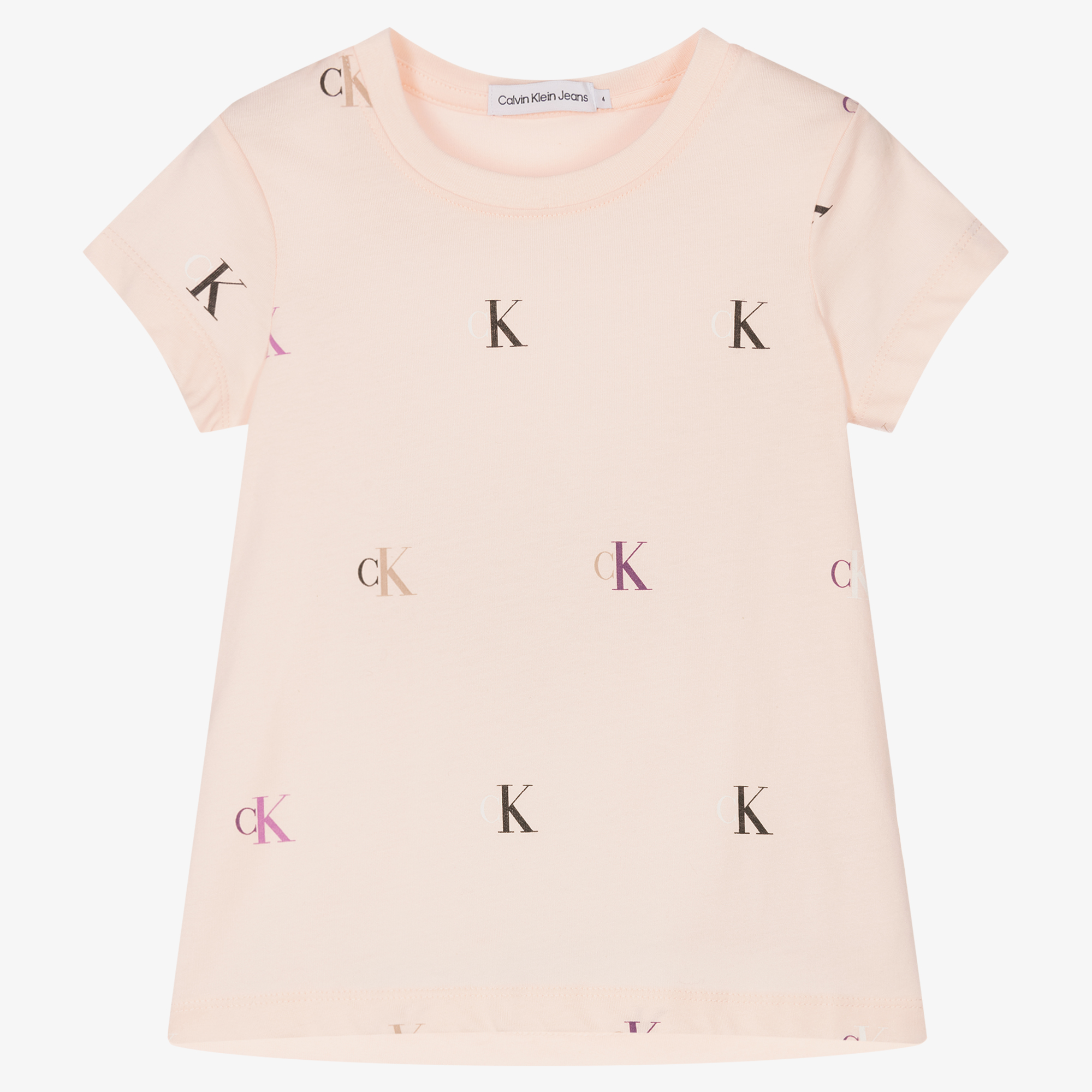 Calvin klein jeans t shirt on sale pink