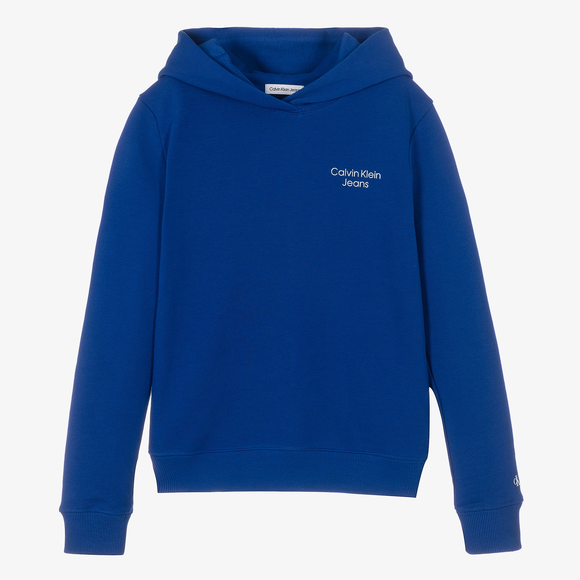 Calvin Klein Jeans - Teen Blue Logo Hoodie | Childrensalon Outlet