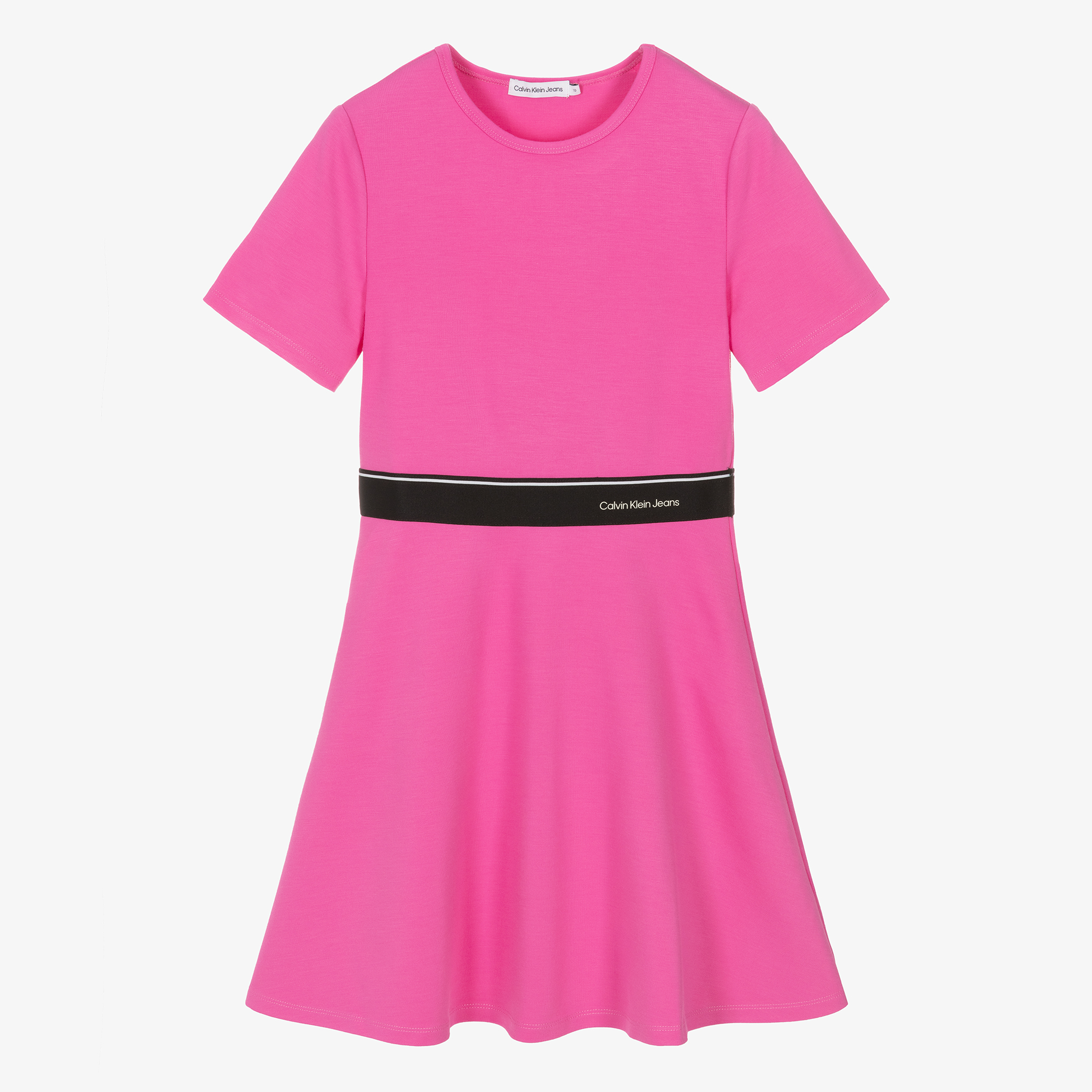 Calvin Klein Teen Girls Pink Milano Jersey Dress Calvin Klein Teen Girls Pink Milano Jersey Dress