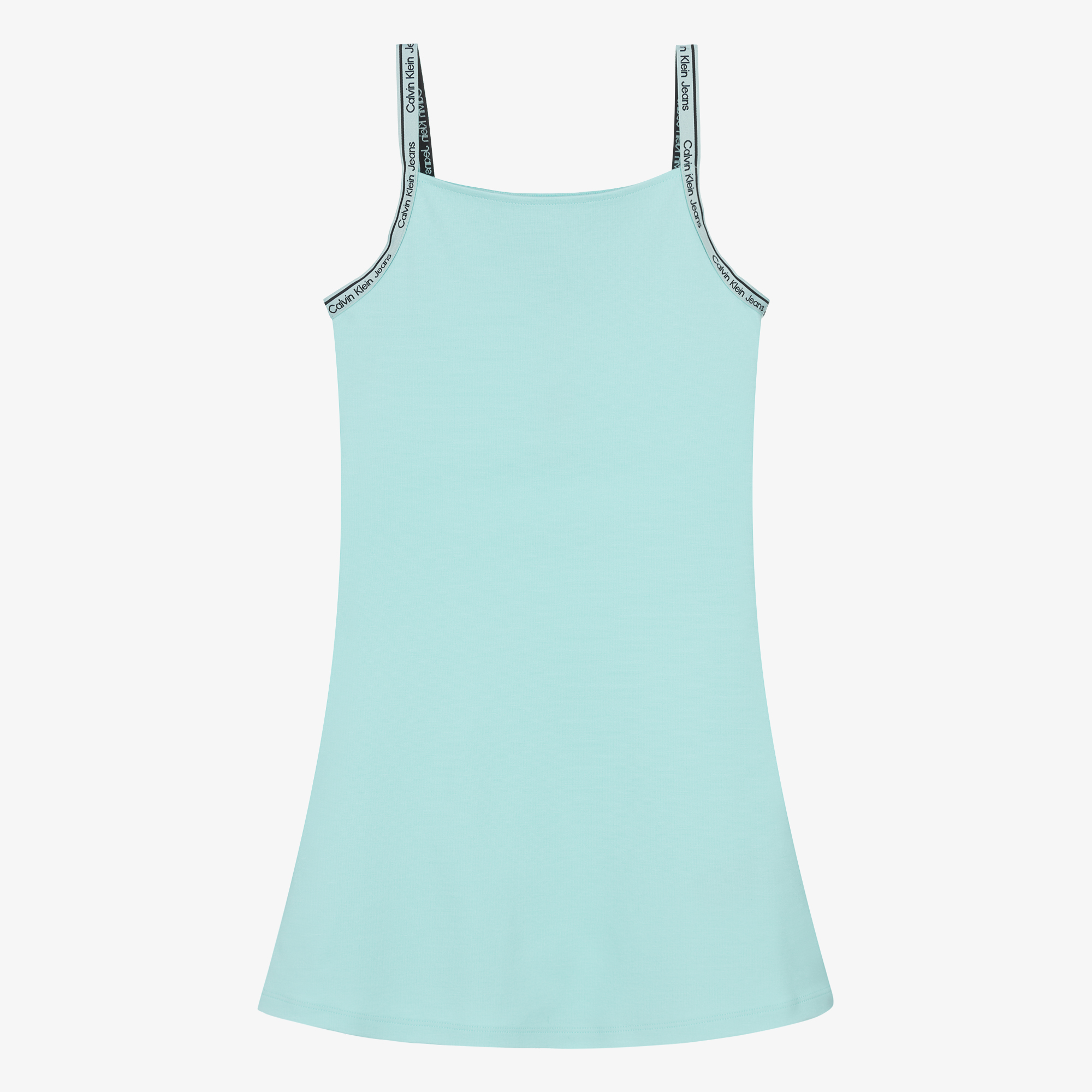 Calvin Klein Teen Girls Turquoise Blue Milano Jersey Dress
