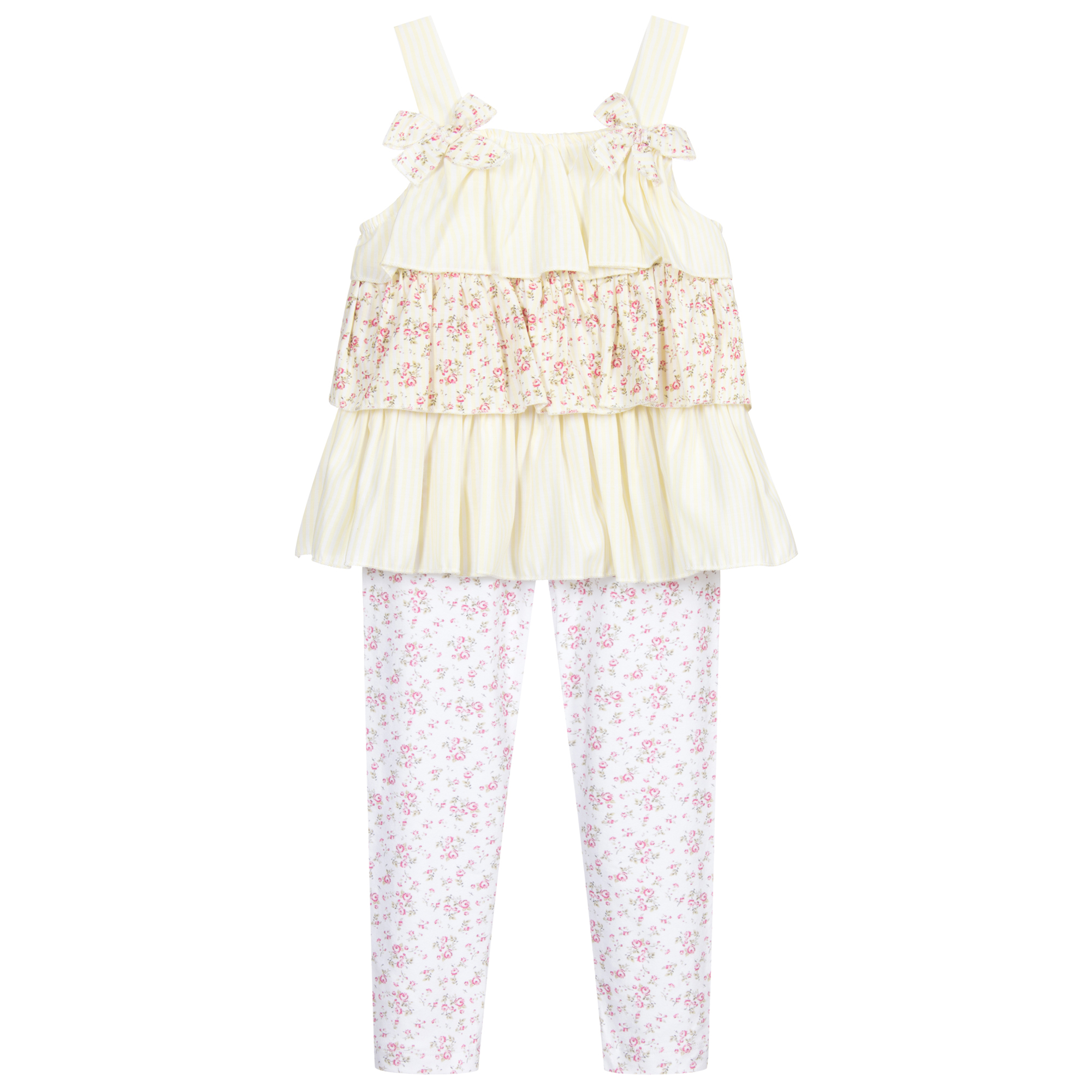 Caramelo Kids Girls Pink Cotton Lace Frilly Pants