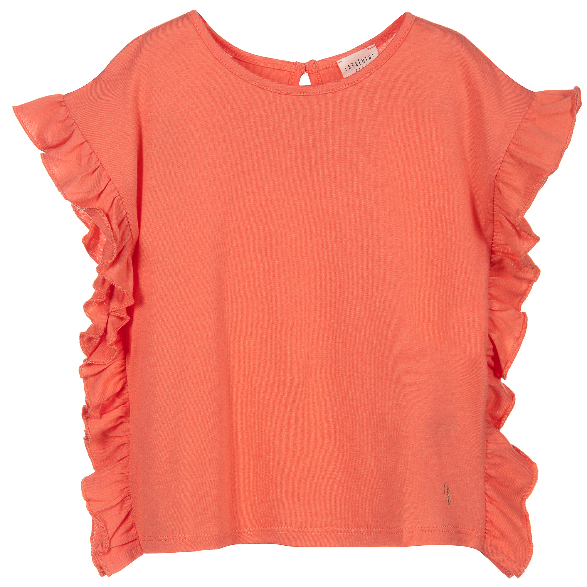 Girls Coral Orange T-Shirt 