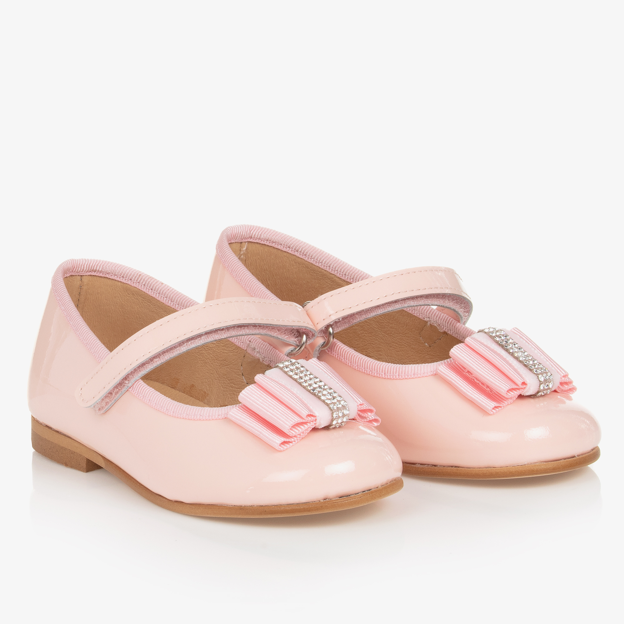 Children's Classics Girls Pink Patent Leather Shoes