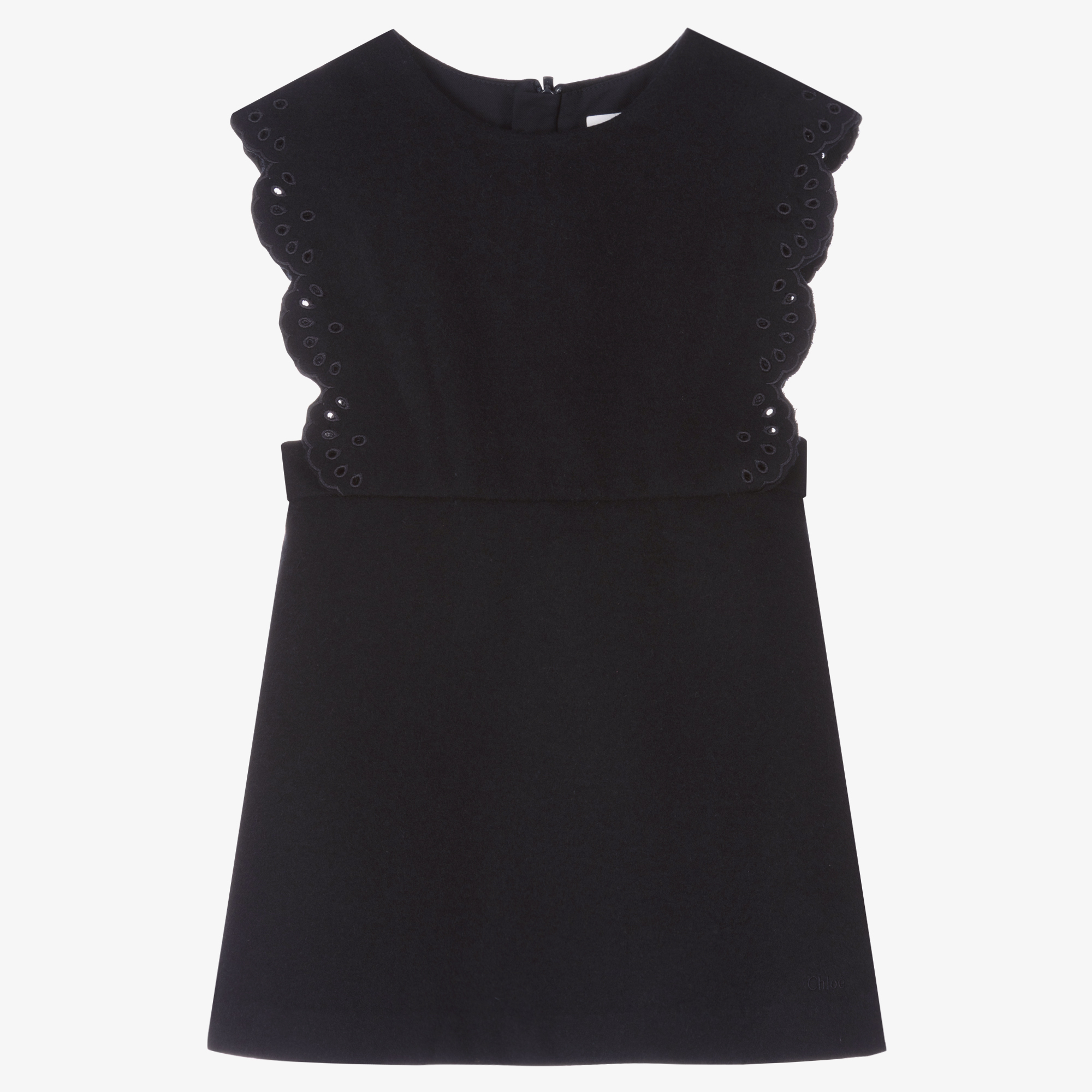 Ladies navy pinafore dress hot sale
