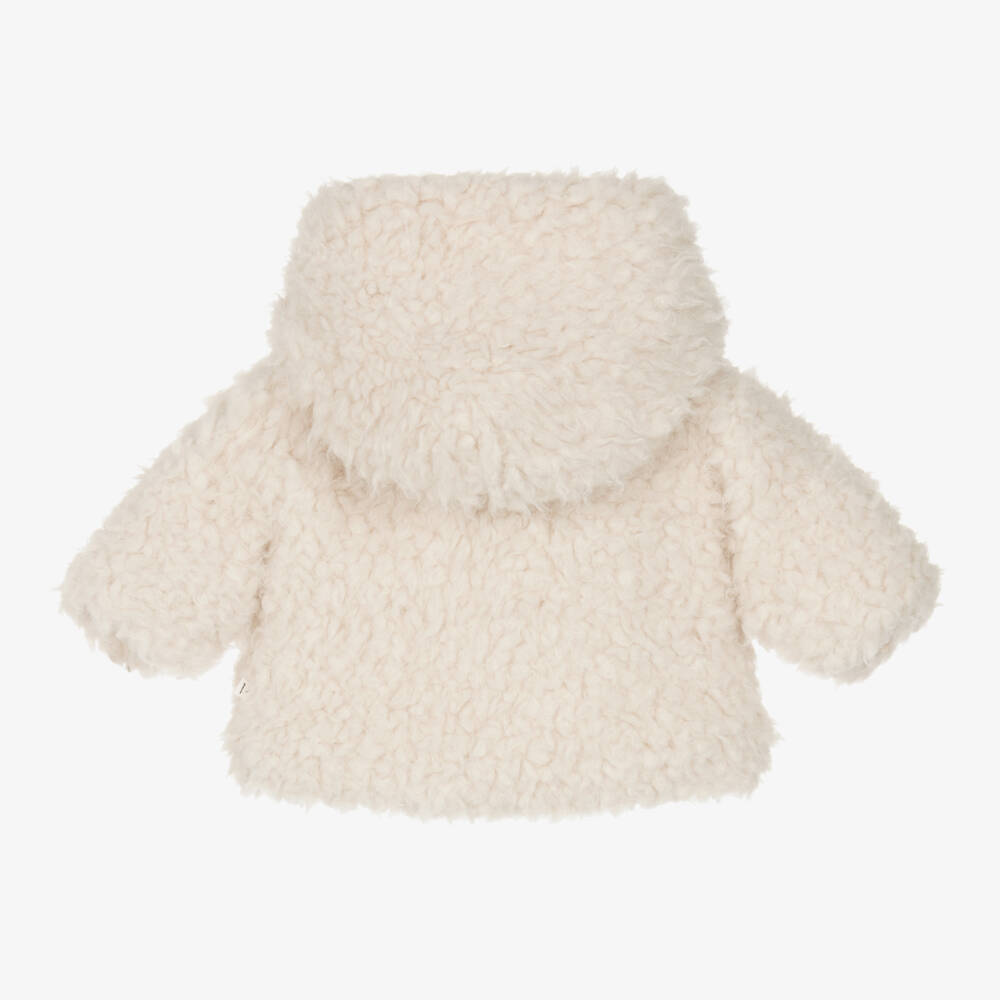  1+ ان ذا فاميلي-جاكيت عربة أطفال أولاد بلون عاجي ناعم | Childrensalon Outlet
