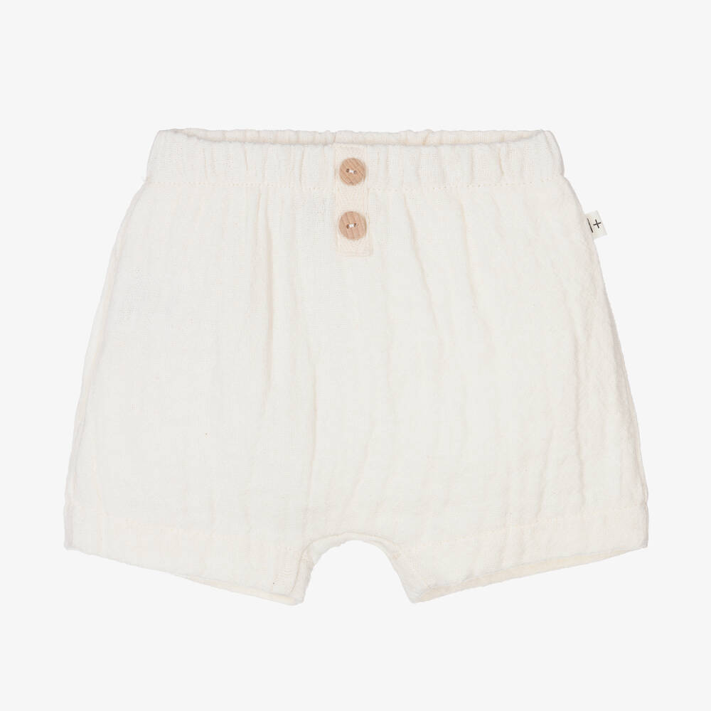 1 + in the family - Baby Ivory Shorts | Childrensalon
