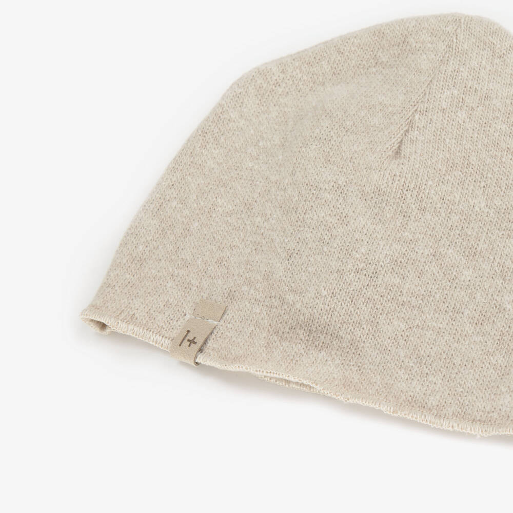 1 + in the family-Уютная бежевый вязаная шапка для малышей | Childrensalon Outlet