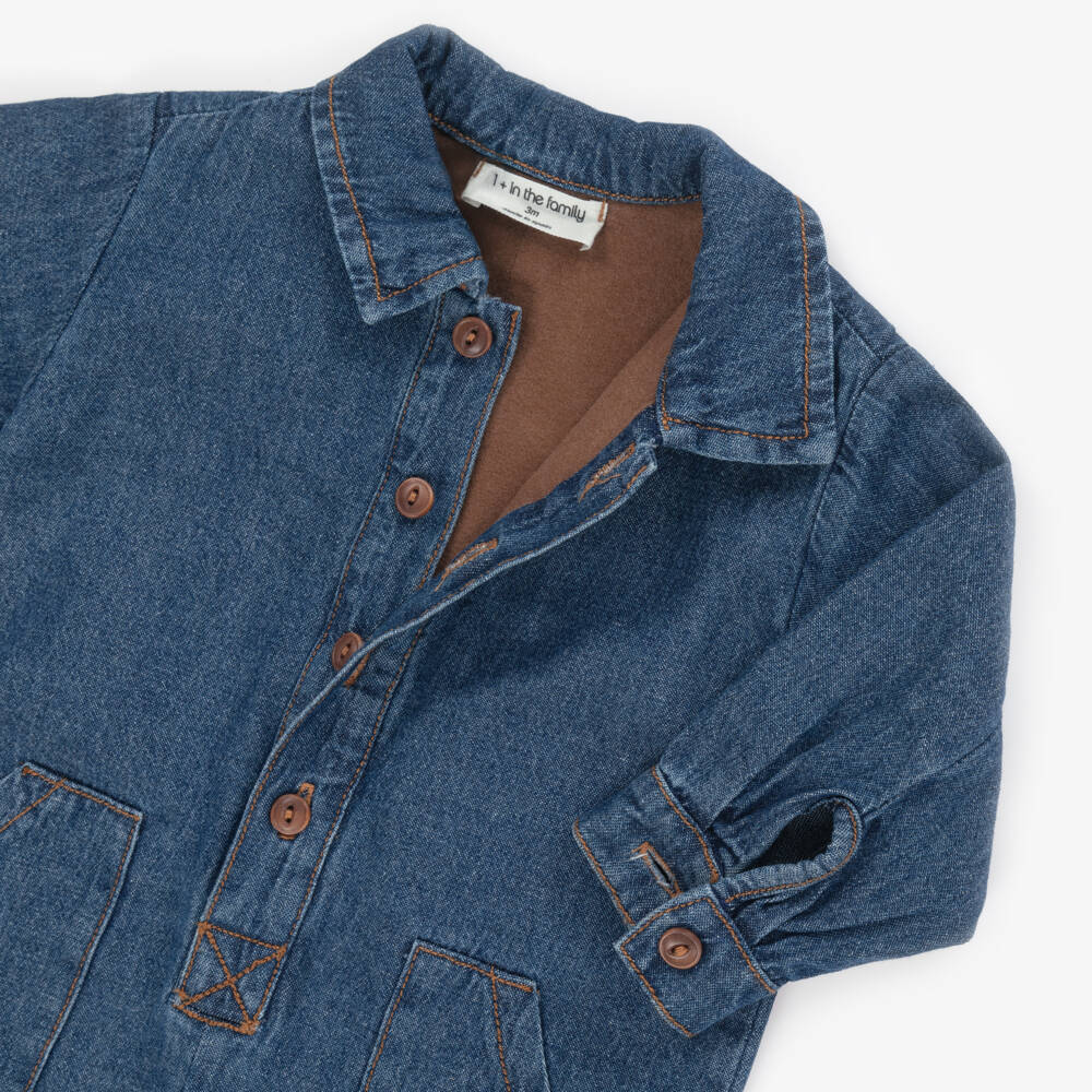 1 + in the family-Джинсовый комбинезон синий для детей | Childrensalon Outlet