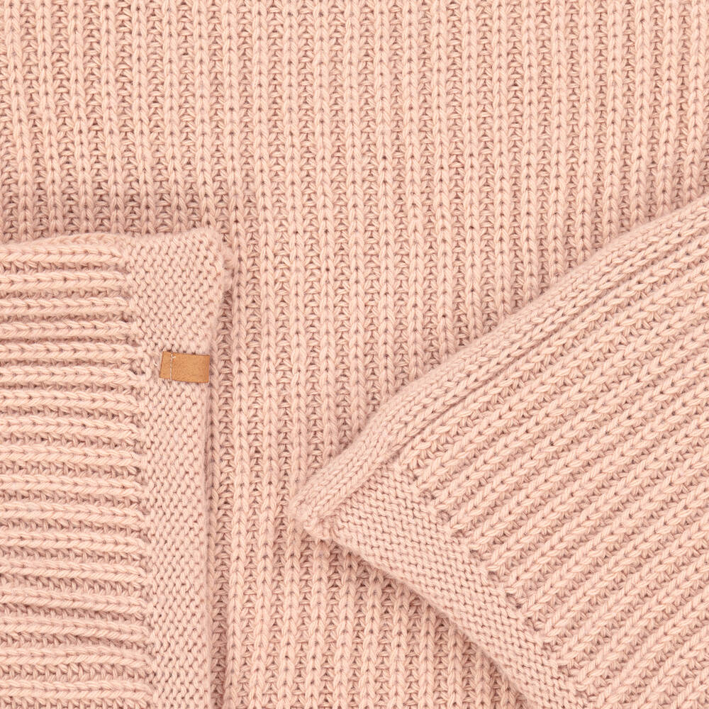 1 + in the family-Розовое трикотажное одеяло (92см) | Childrensalon Outlet