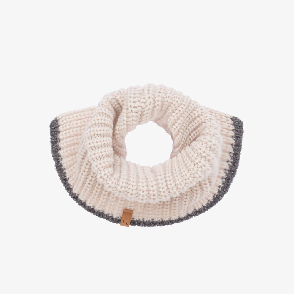 1 + in the family-Boys Beige Wool Blend Snood | Childrensalon Outlet