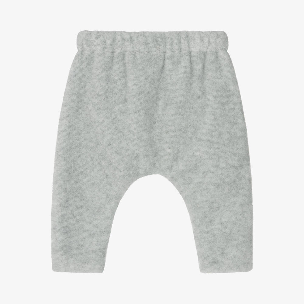 1 + in the family-Boys Grey Fleece Baby Trousers | Childrensalon Outlet