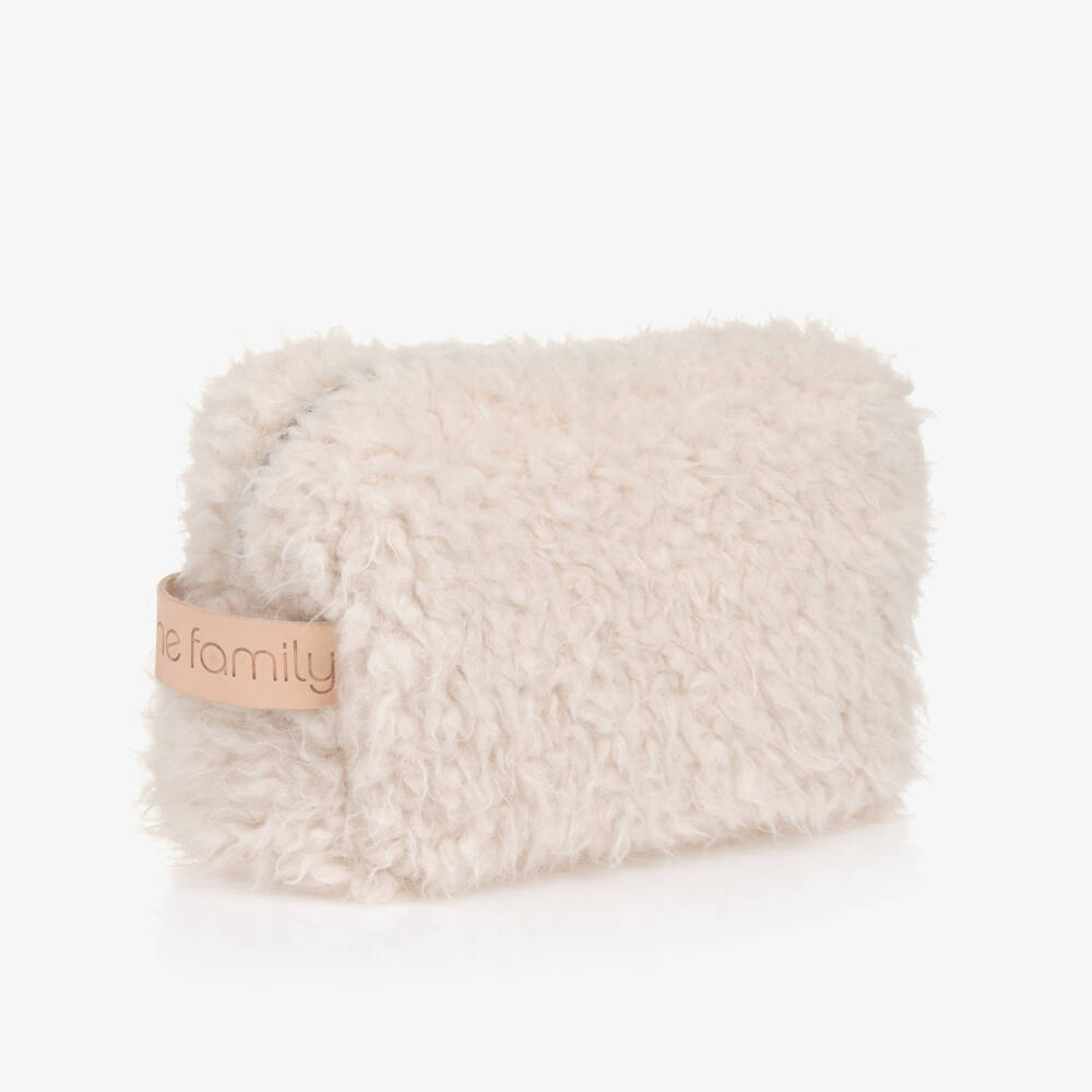 1 + in the family-Boys Ivory Fleece Zip Pouch | Childrensalon Outlet