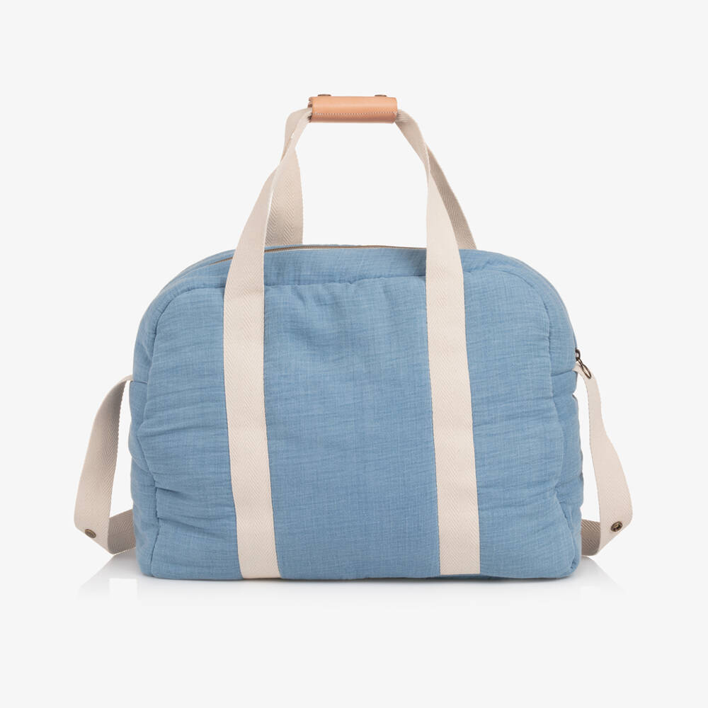 1 + in the family-Boys' Sky Cotton Diaper Tote | Childrensalon Outlet