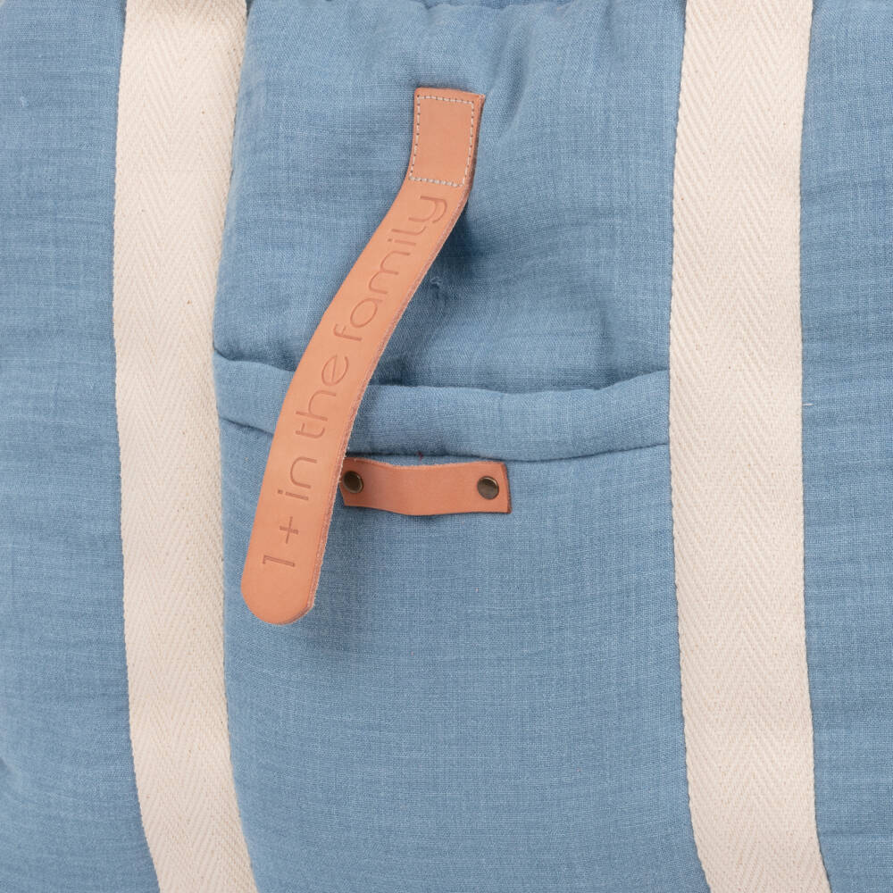1 + in the family-Boys' Sky Cotton Diaper Tote | Childrensalon Outlet