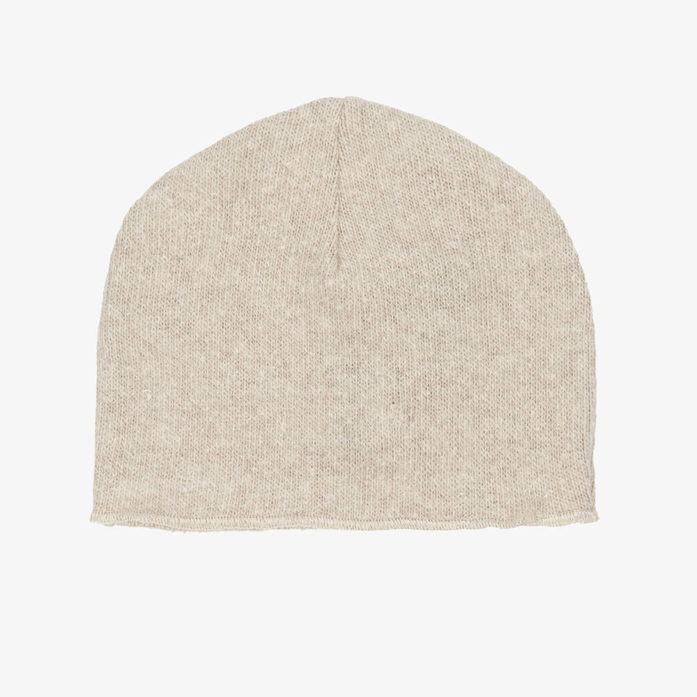 1 + in the family-Уютная бежевый вязаная шапка для малышей | Childrensalon Outlet