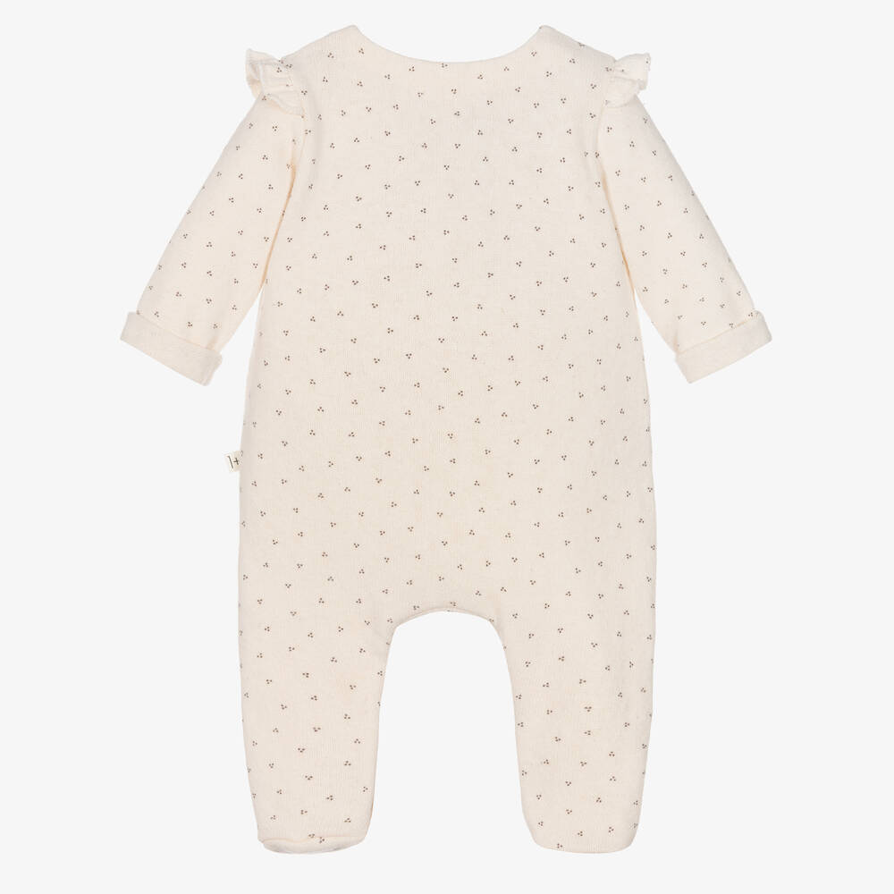 1 + in the family-Кремовый трикотажный комбинезон | Childrensalon Outlet