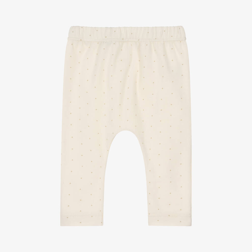 1 + in the family-Girls Ivory Starry Leggings | Childrensalon Outlet