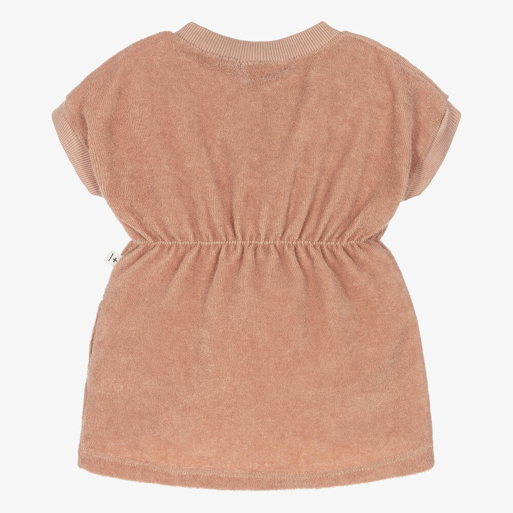 1 + in the family-فستان مزيج قطن لون زهري | Childrensalon Outlet