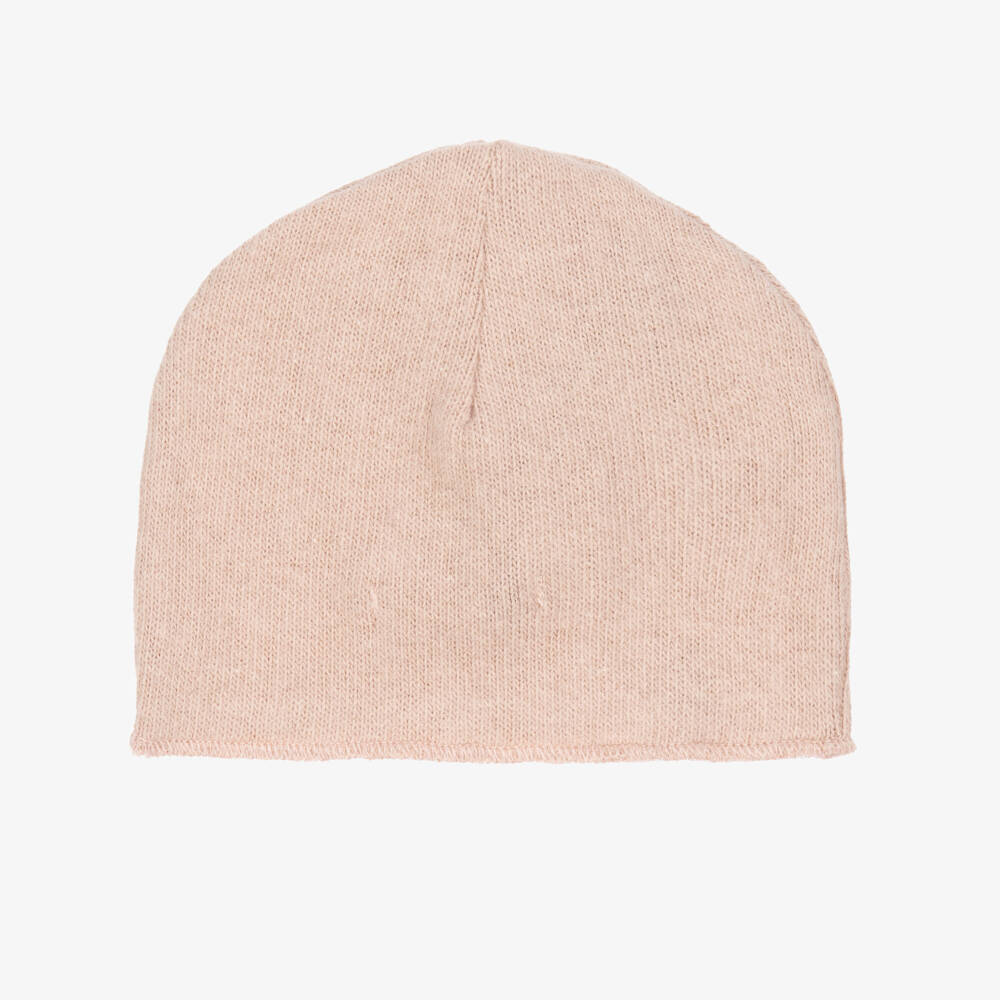 1 + in the family-Мягкая розовая вязаная шапка для девочек | Childrensalon Outlet