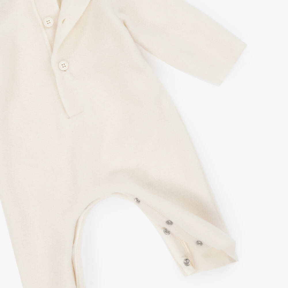 1 + in the family-Кремовый флисовый комбинезон для малышей | Childrensalon Outlet