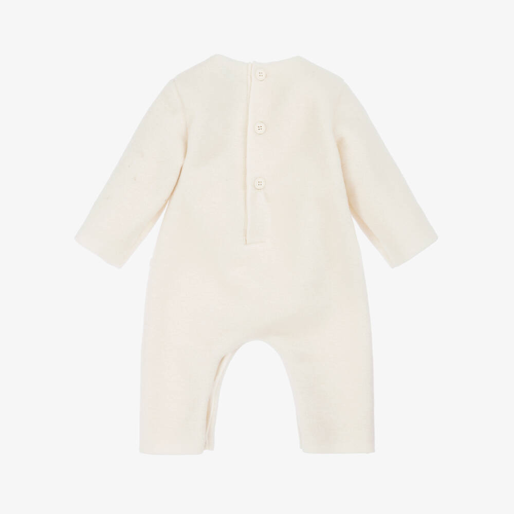 1 + in the family-Кремовый флисовый комбинезон для малышей | Childrensalon Outlet