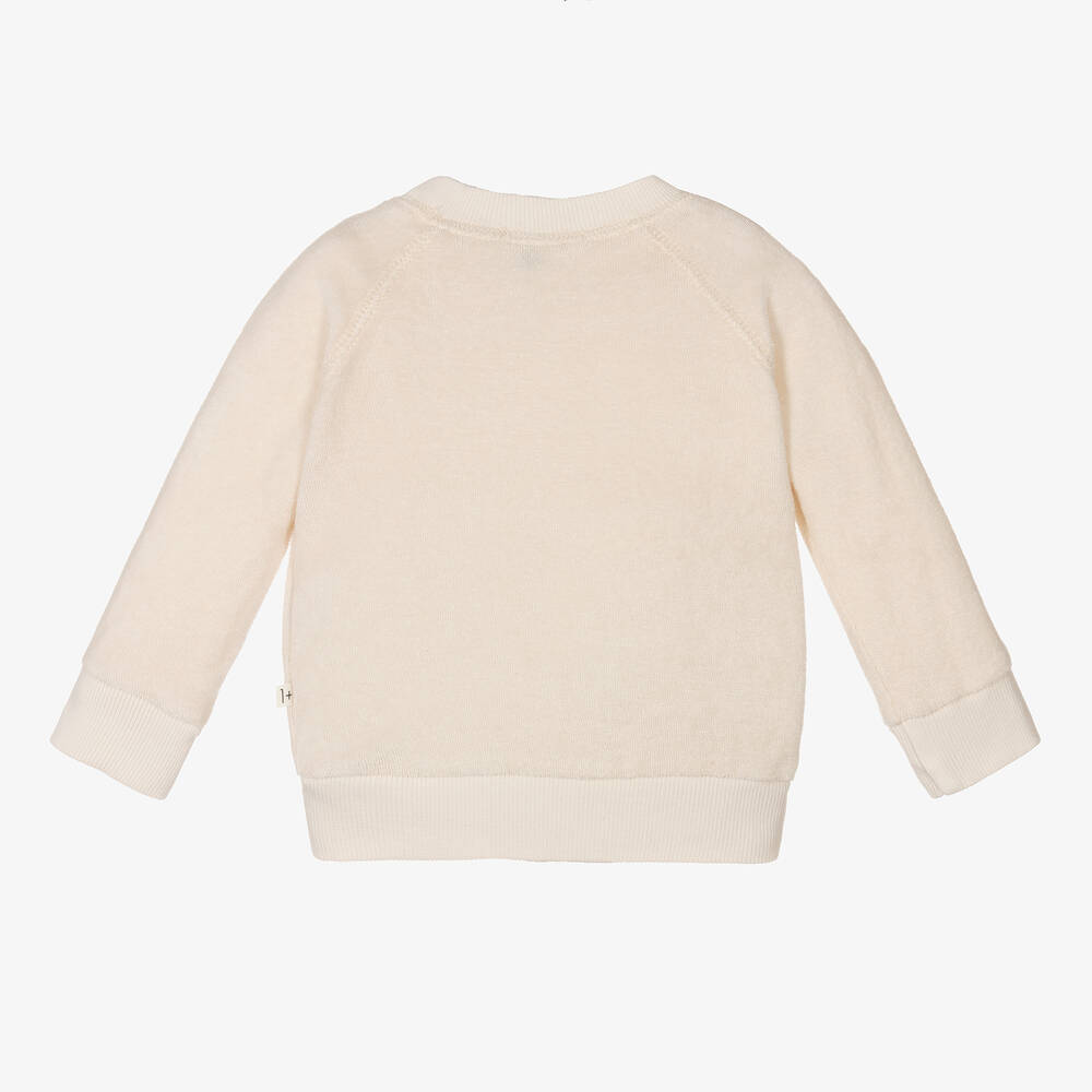 1 in the family Ivory Terry Towelling Sweatshirt