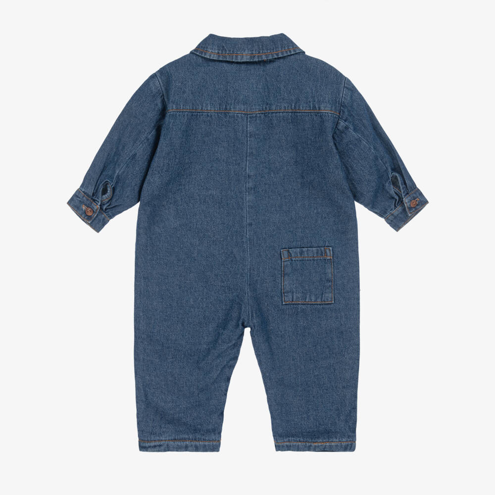 1 + in the family-Джинсовый комбинезон синий для детей | Childrensalon Outlet