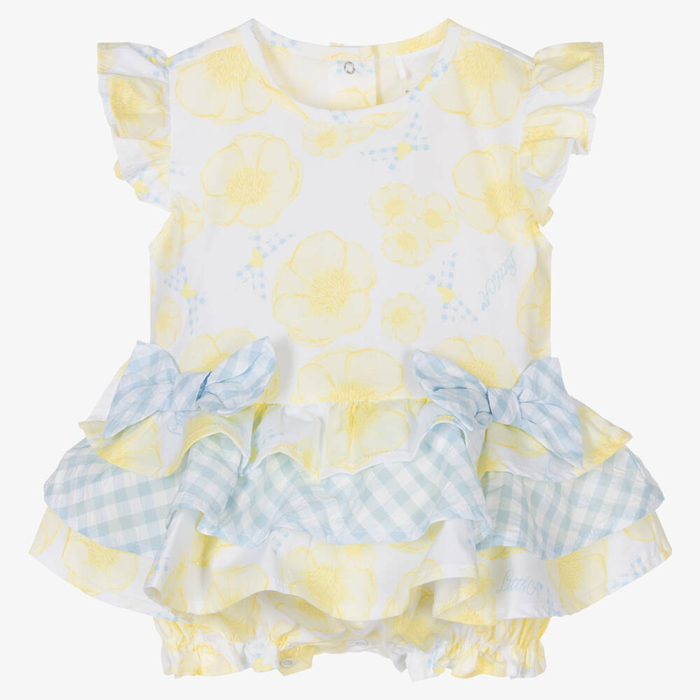 A Dee - Baby Girls Floral Shortie | Childrensalon