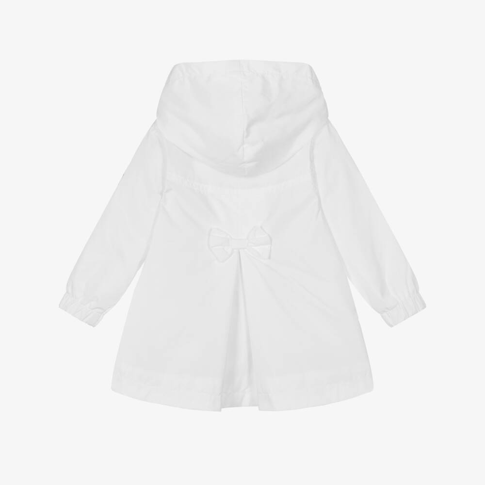 A Dee-Baby Girls White Coat | Childrensalon Outlet