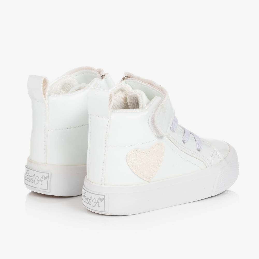Baby girl 2024 white trainers