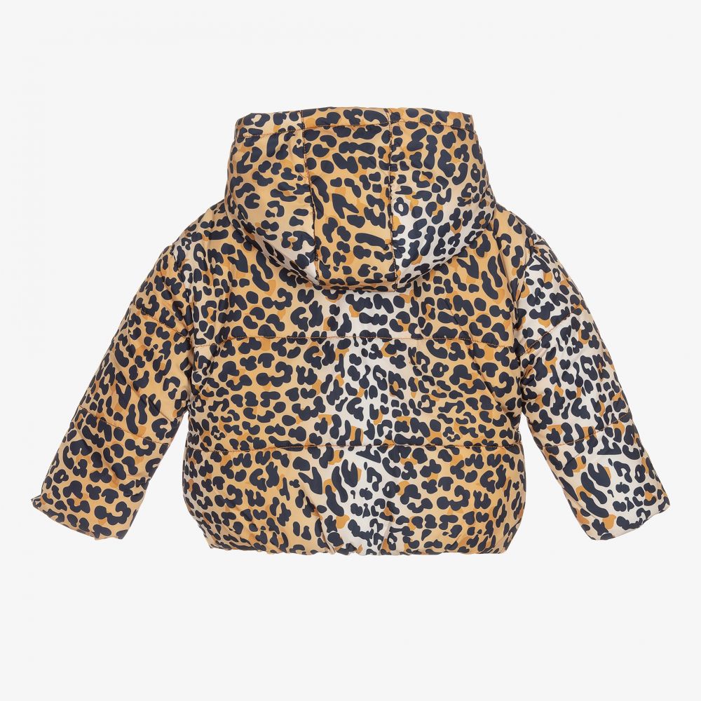 A Dee Beige Leopard Print Jacket Childrensalon Outlet