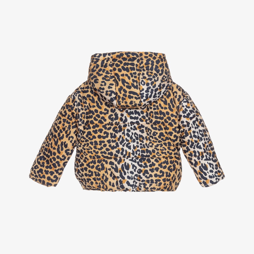 A Dee-Beige Leopard Print Jacket | Childrensalon Outlet